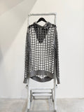 SS2006 Raf Simons 'Icarus Surgit' Oversize Laser-Cut Hoodie