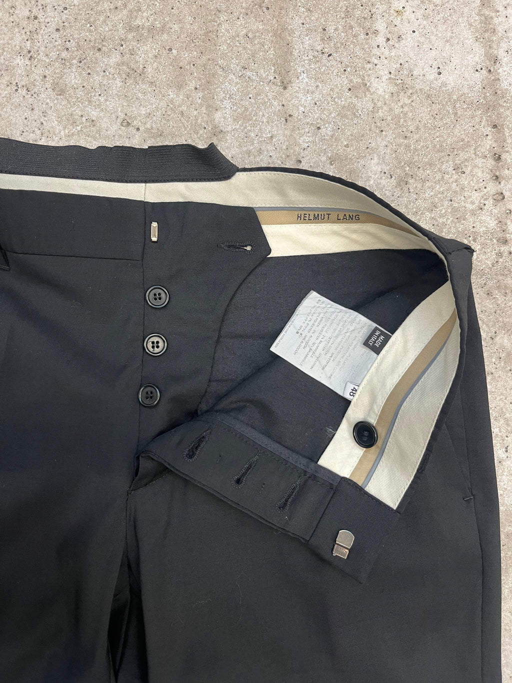 AW2003 Helmut Lang Bondage Strap Dress Pants