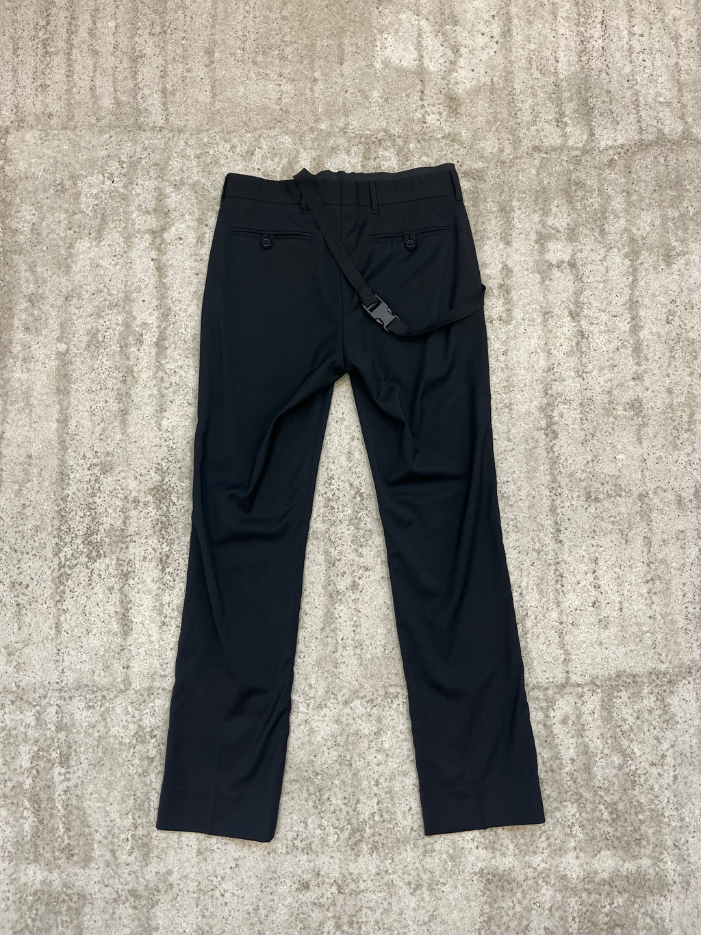 AW2003 Helmut Lang Bondage Strap Dress Pants