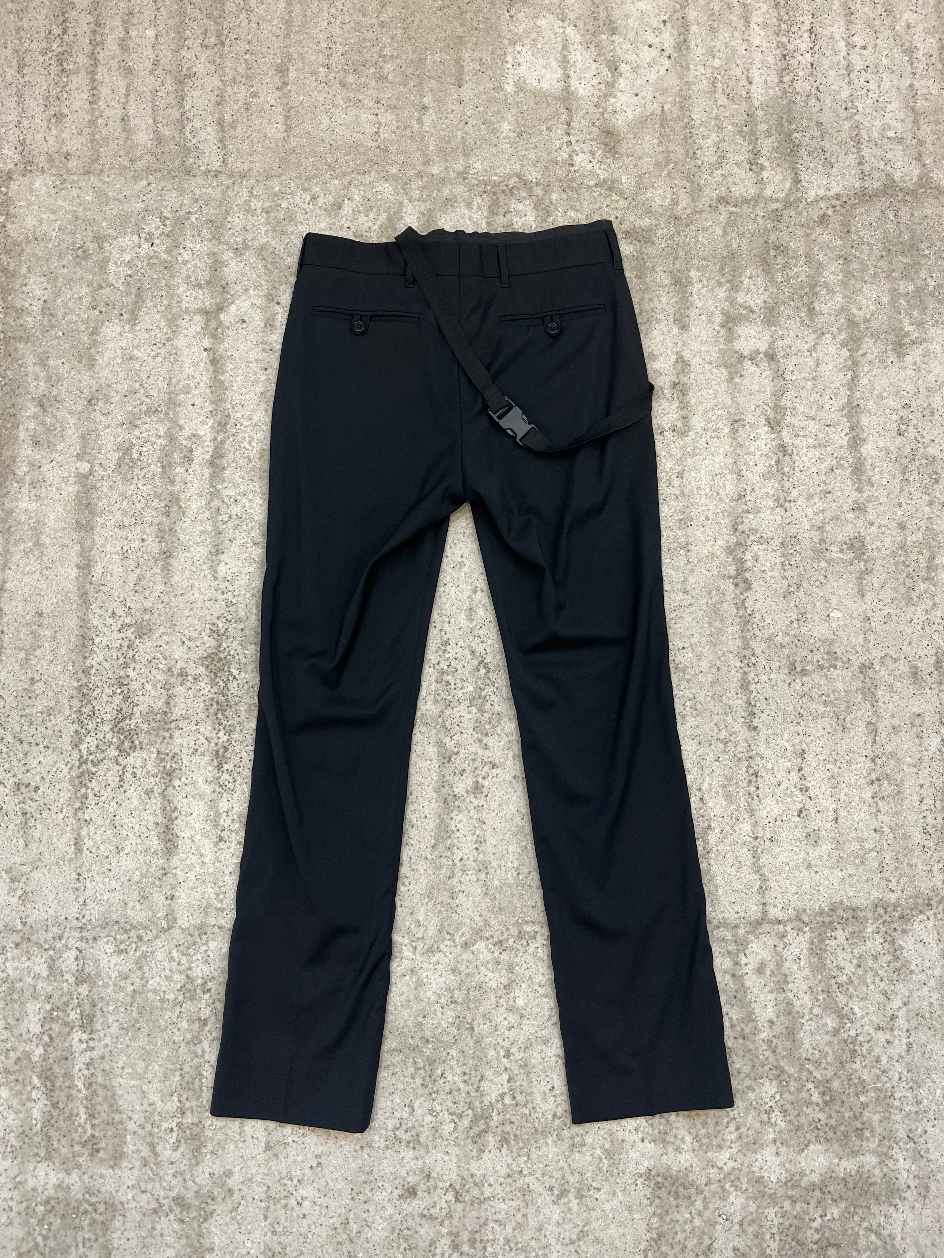 AW2003 Helmut Lang Bondage Strap Dress Pants