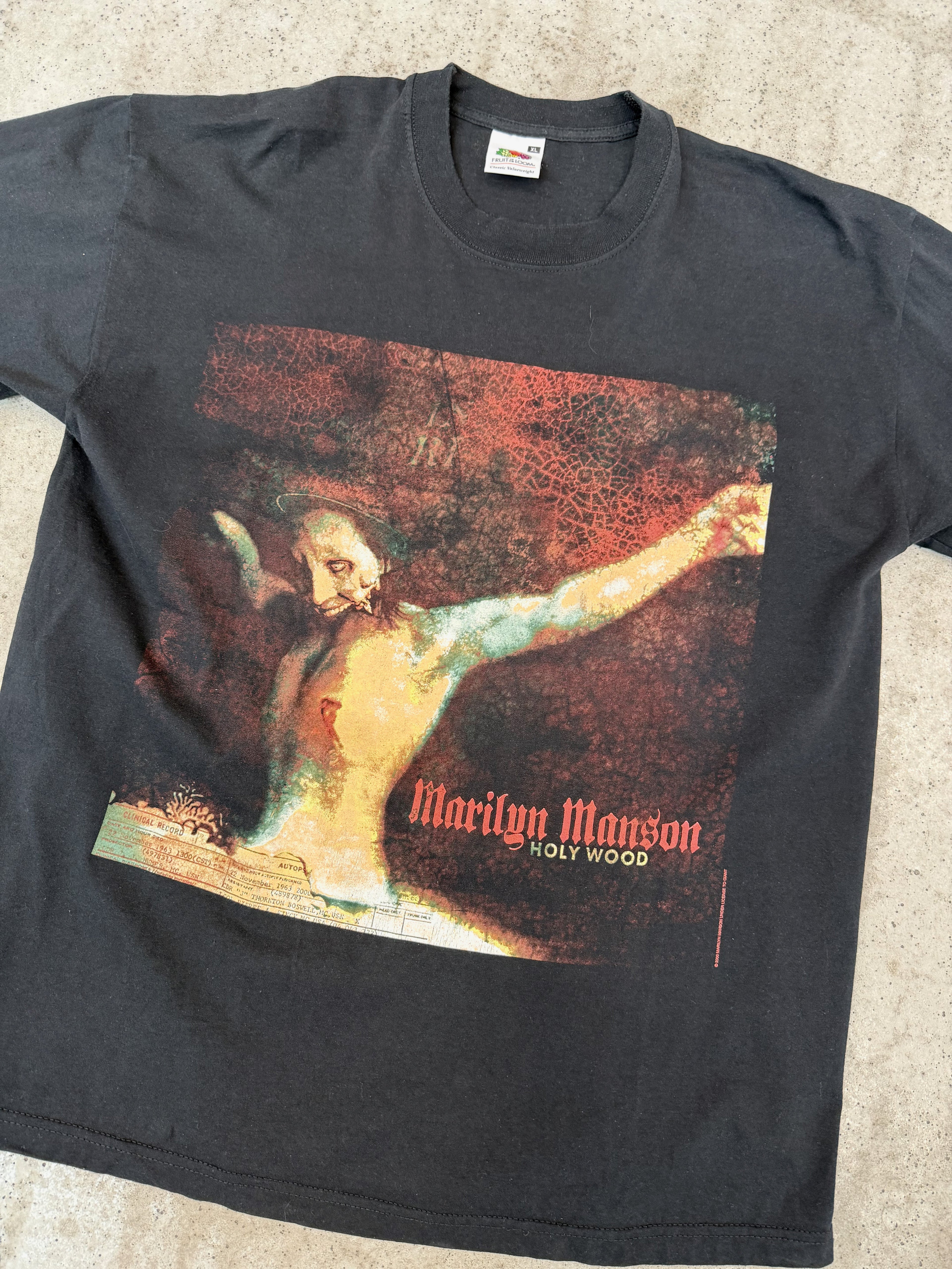 2000 Marylin Manson Short-Sleeve Shirt