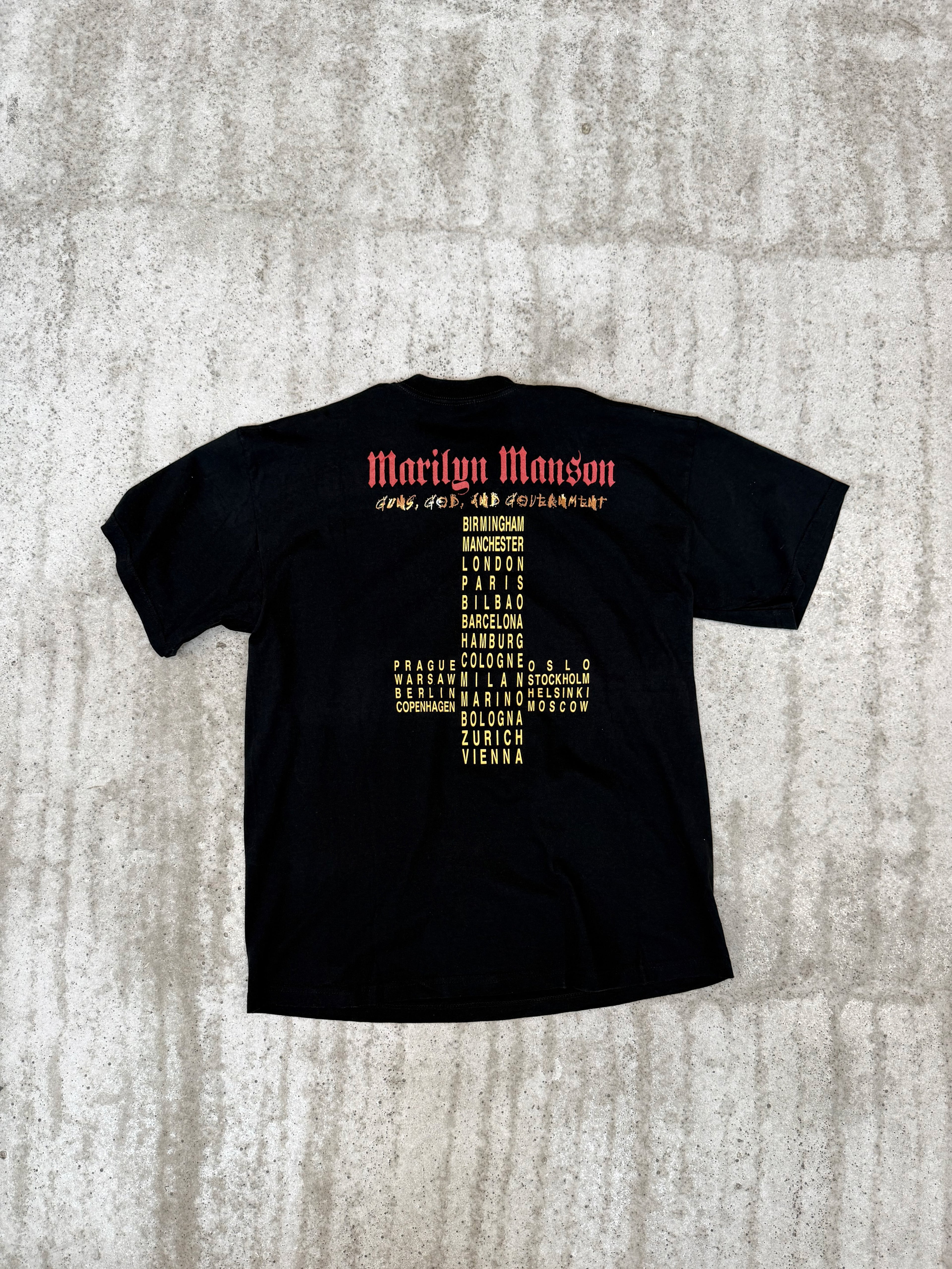 2000 Marylin Manson Short-Sleeve Shirt