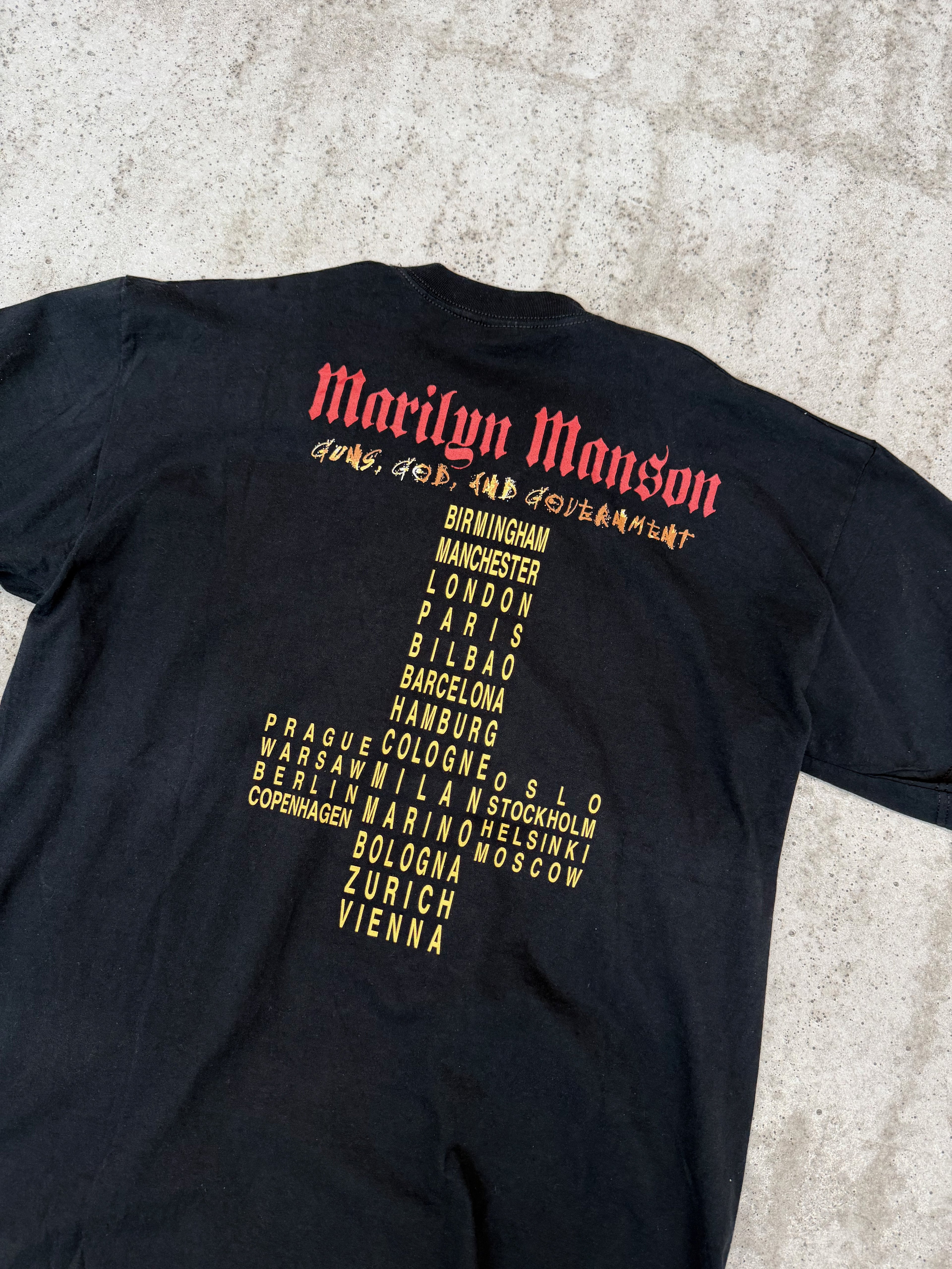 2000 Marylin Manson Short-Sleeve Shirt