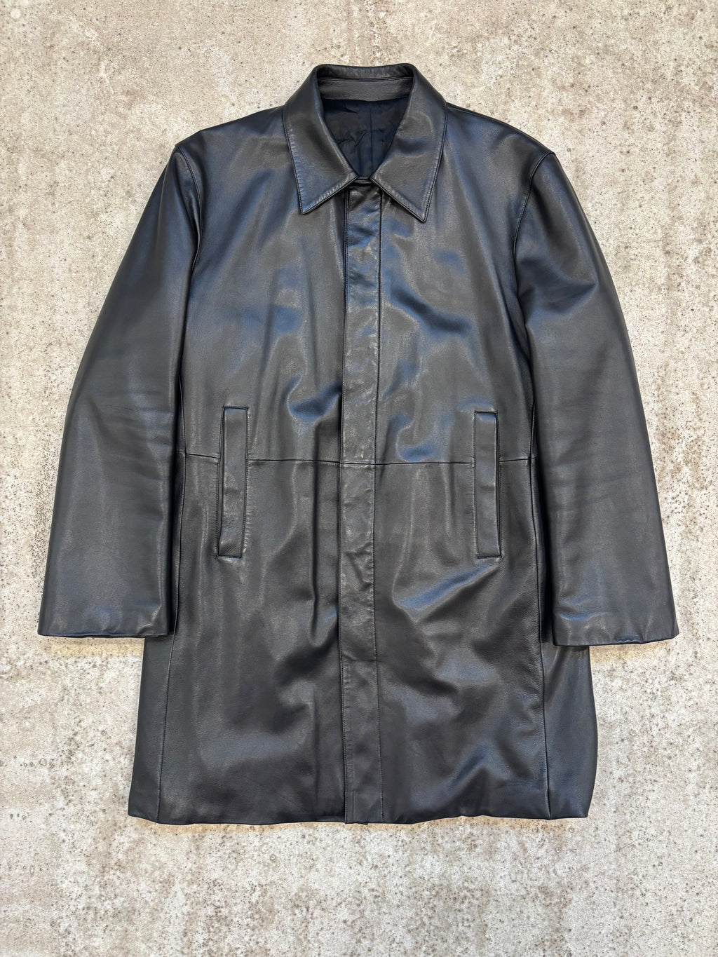 FW1999 Yves Saint Laurent Rive Gauche by Hedi Slimane Plongé Lamb Jacket