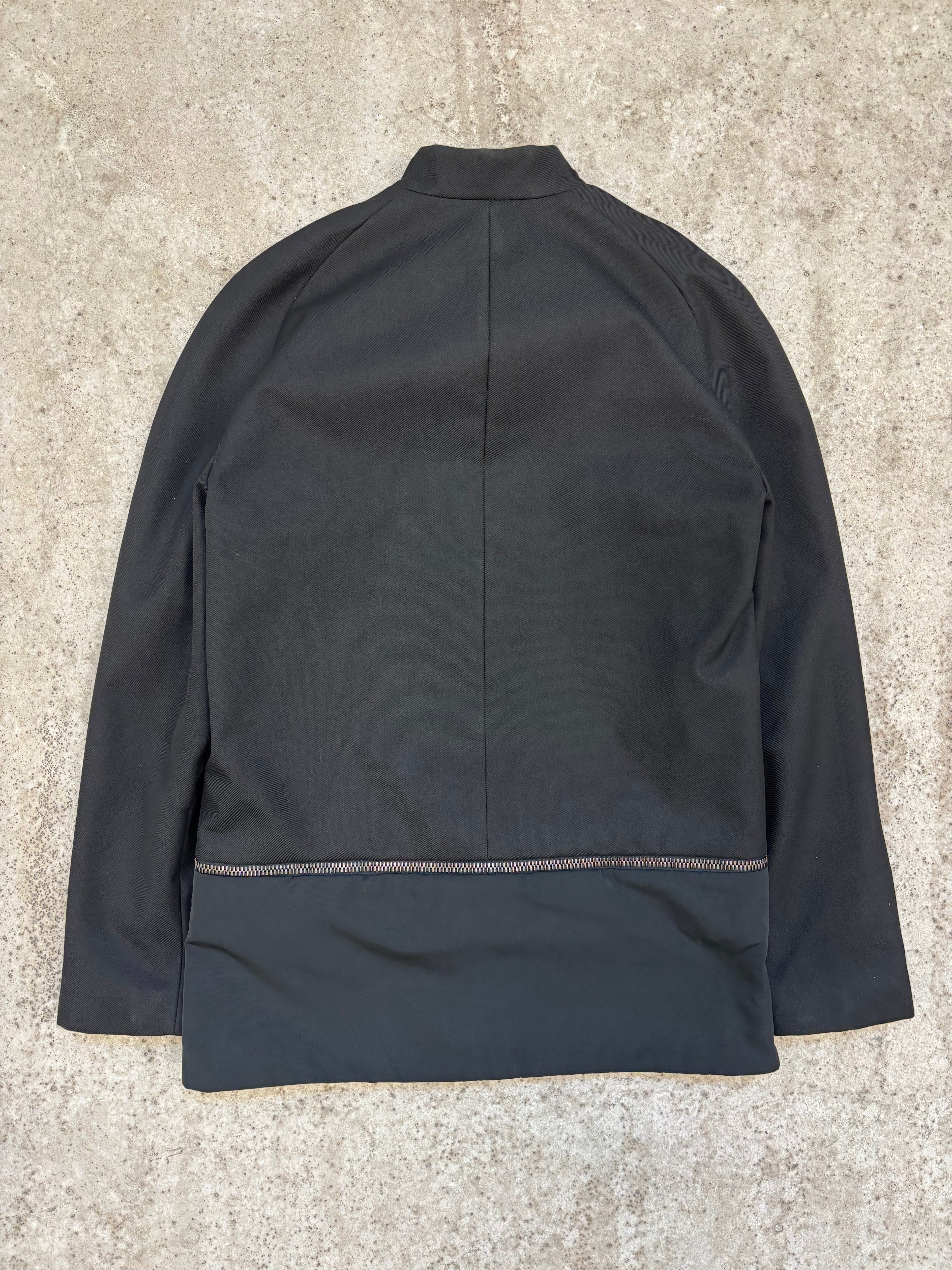 FW1996 Dirk Bikkembergs Zippable Extension Black Jacket
