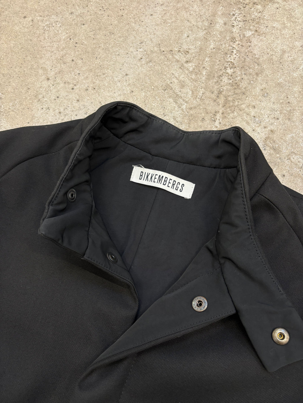 FW1996 Dirk Bikkembergs Zippable Extension Black Jacket