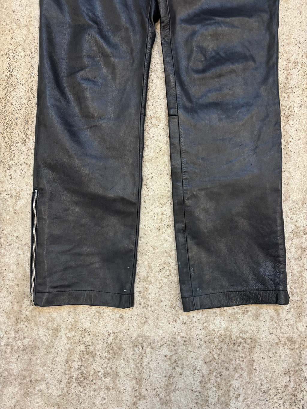SS2006 Martin Margiela Black Leather Biker Pants
