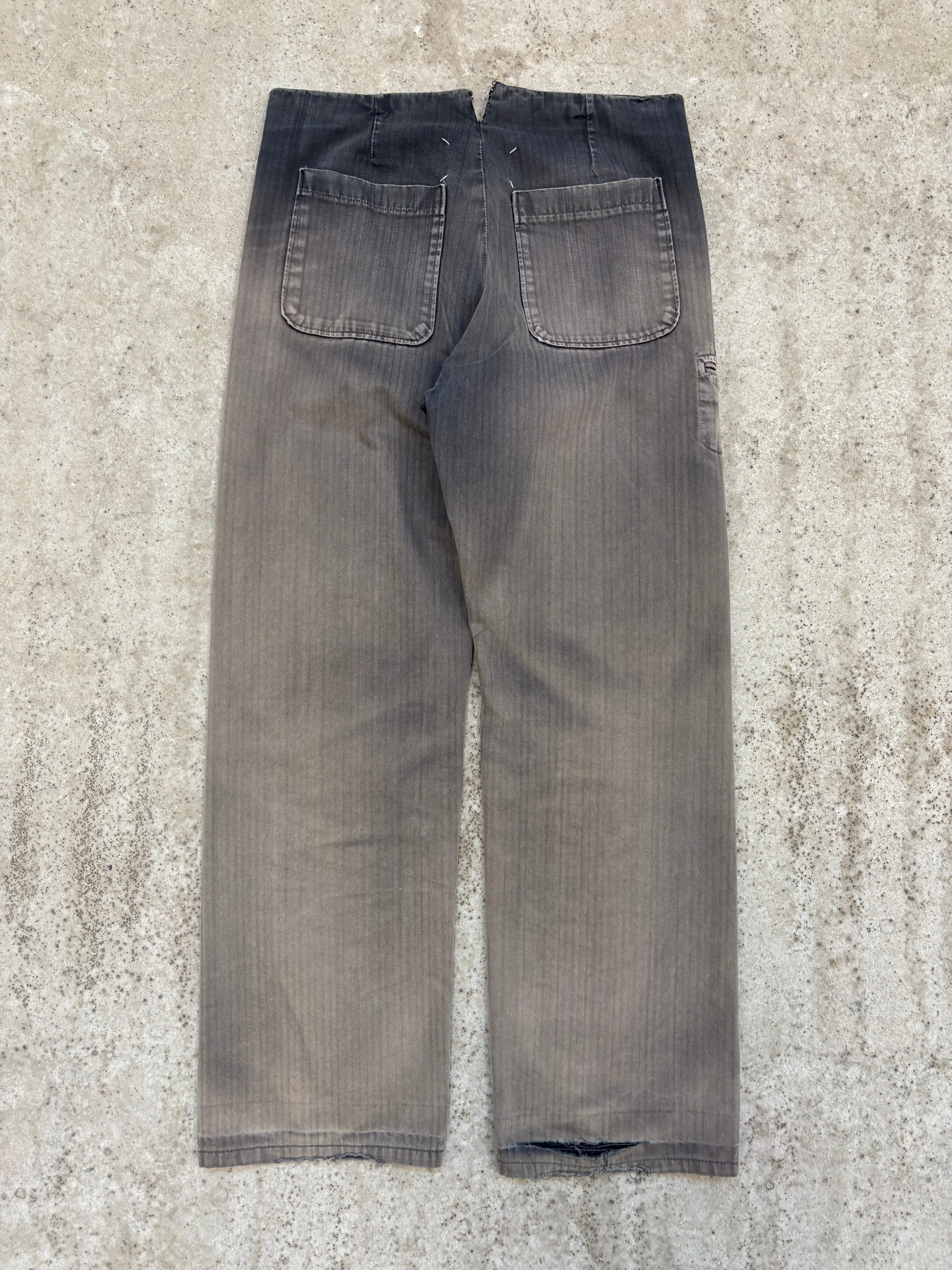 SS2003 Martin Margiela Line 10 McQueen Pants Sunfaded