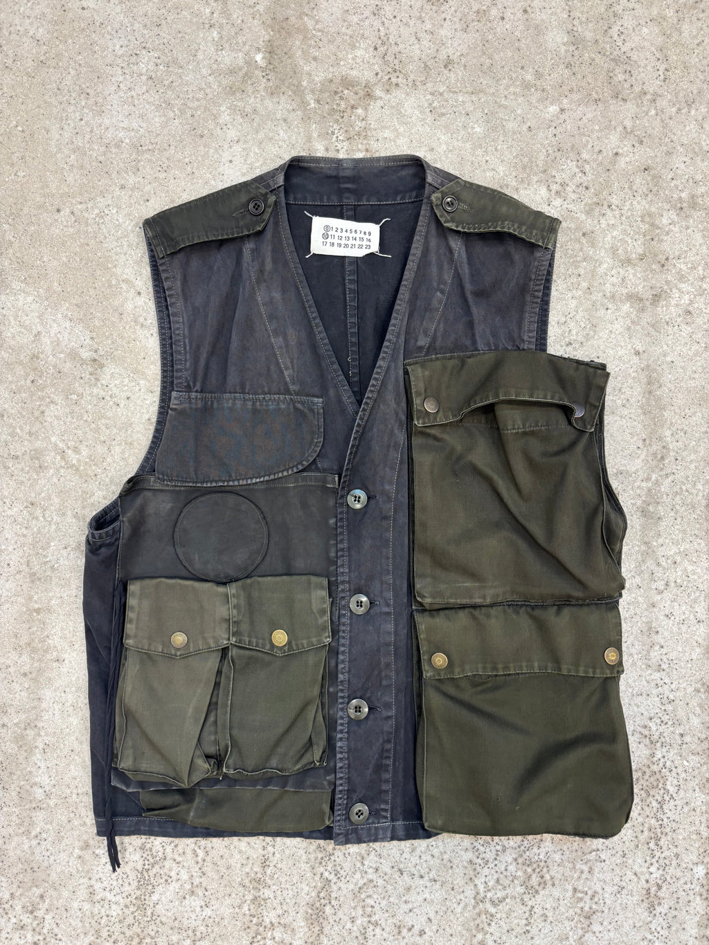 SS2001 Martin Margiela Artisanal Military Cargo Vest