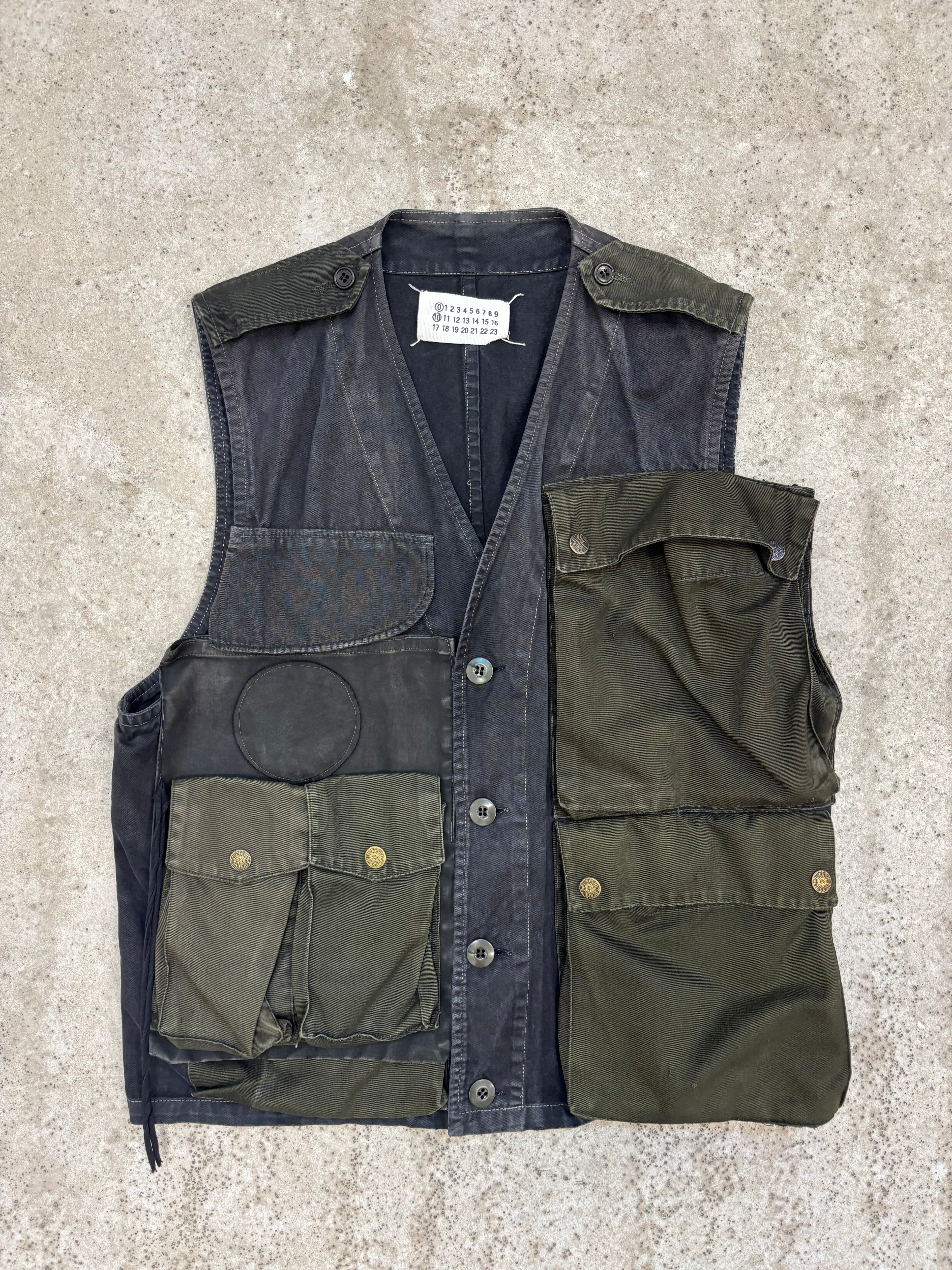 SS2001 Martin Margiela Artisanal Military Cargo Vest