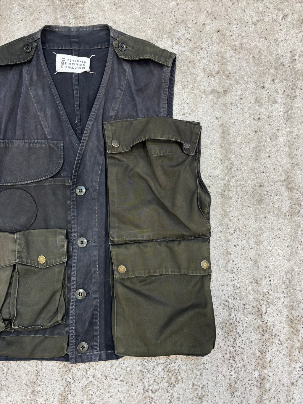 SS2001 Martin Margiela Artisanal Military Cargo Vest