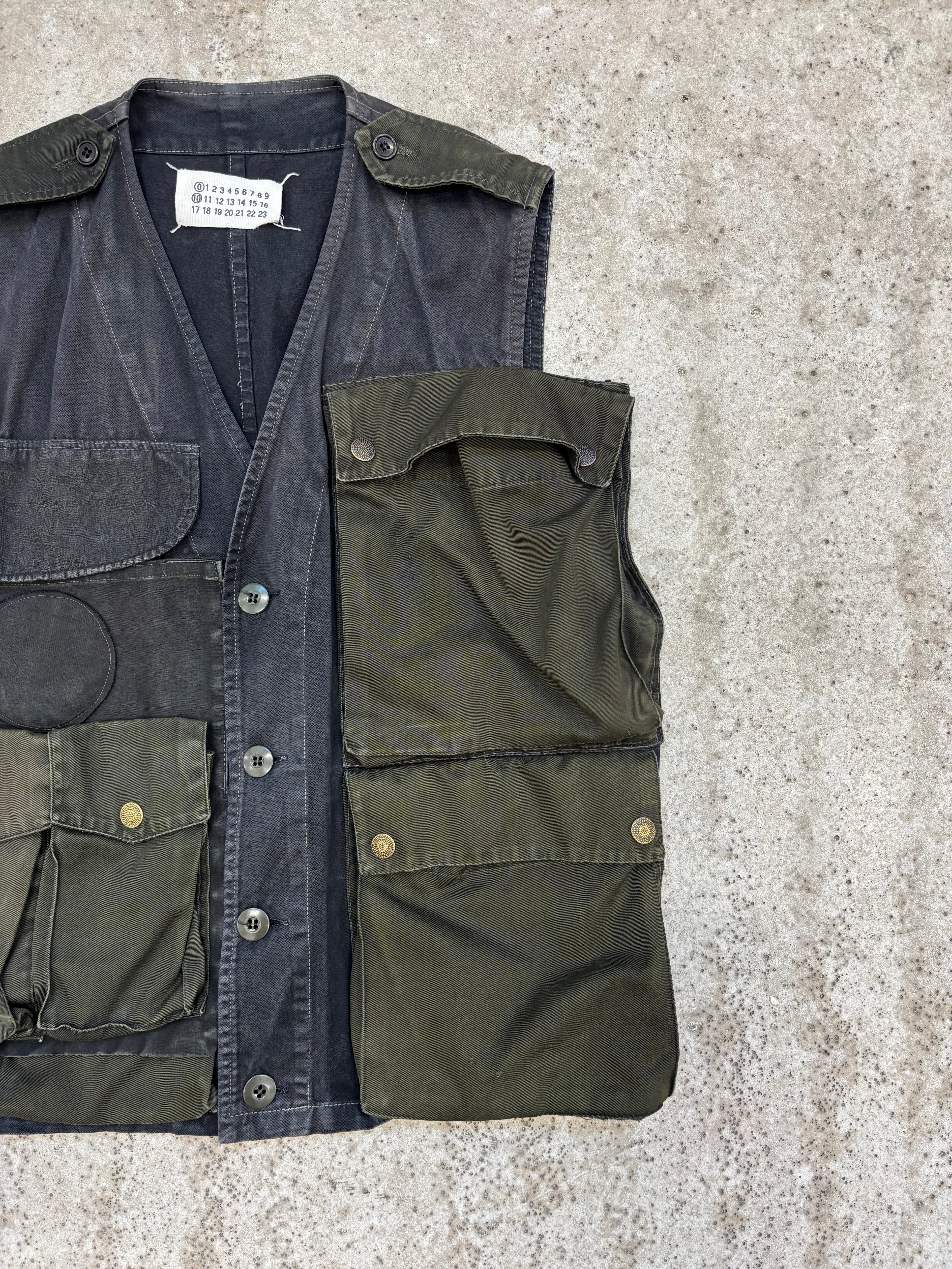 SS2001 Martin Margiela Artisanal Military Cargo Vest