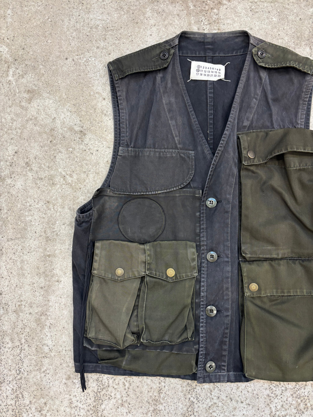 SS2001 Martin Margiela Artisanal Military Cargo Vest