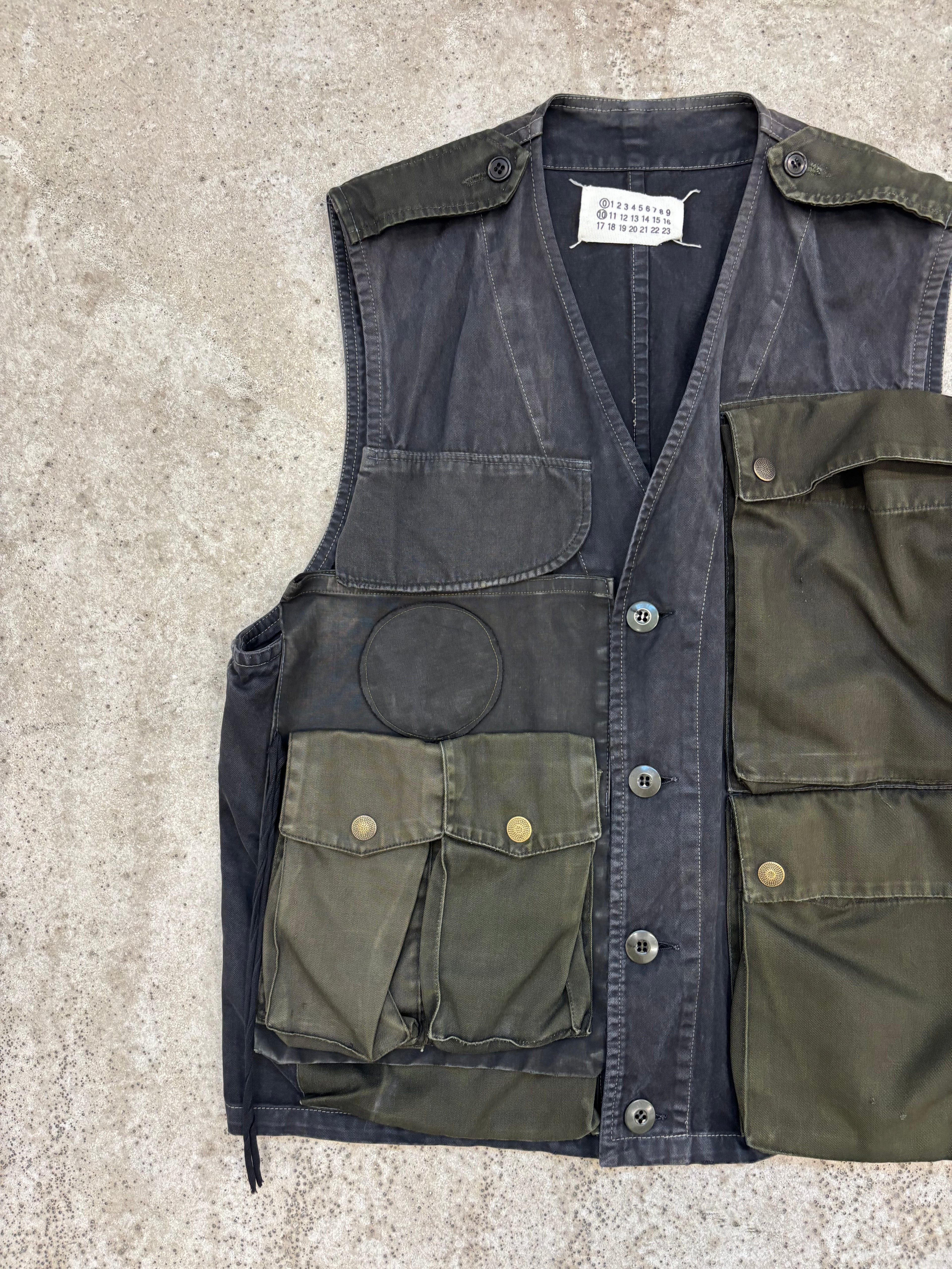SS2001 Martin Margiela Artisanal Military Cargo Vest