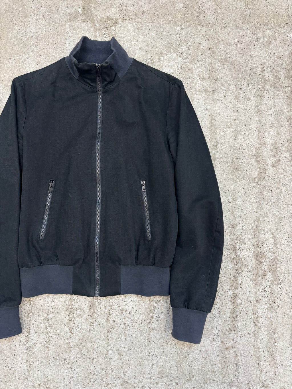 FW1999 Raf Simons High Neck Cotton Bomber Jacket