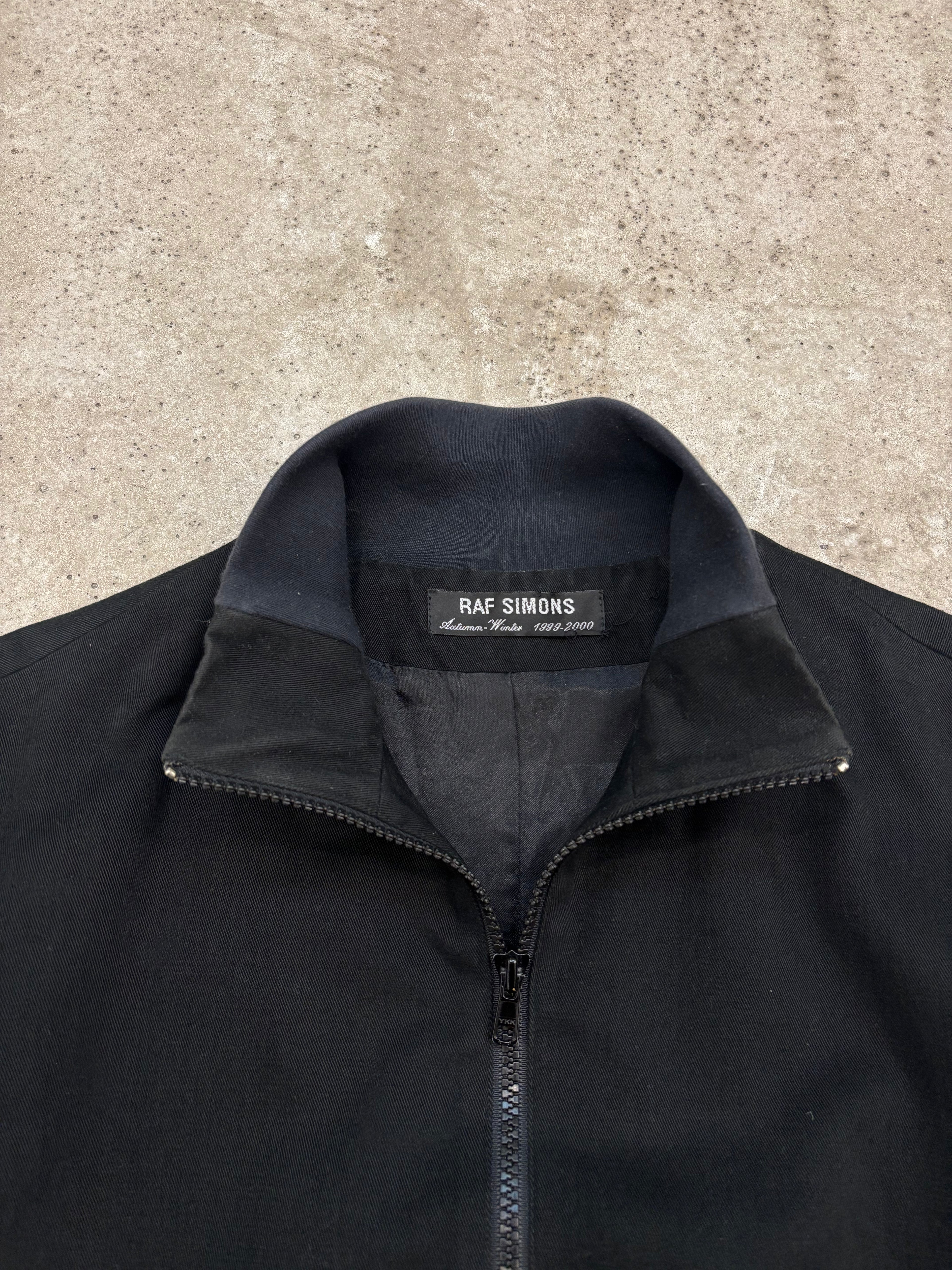 FW1999 Raf Simons High Neck Cotton Bomber Jacket