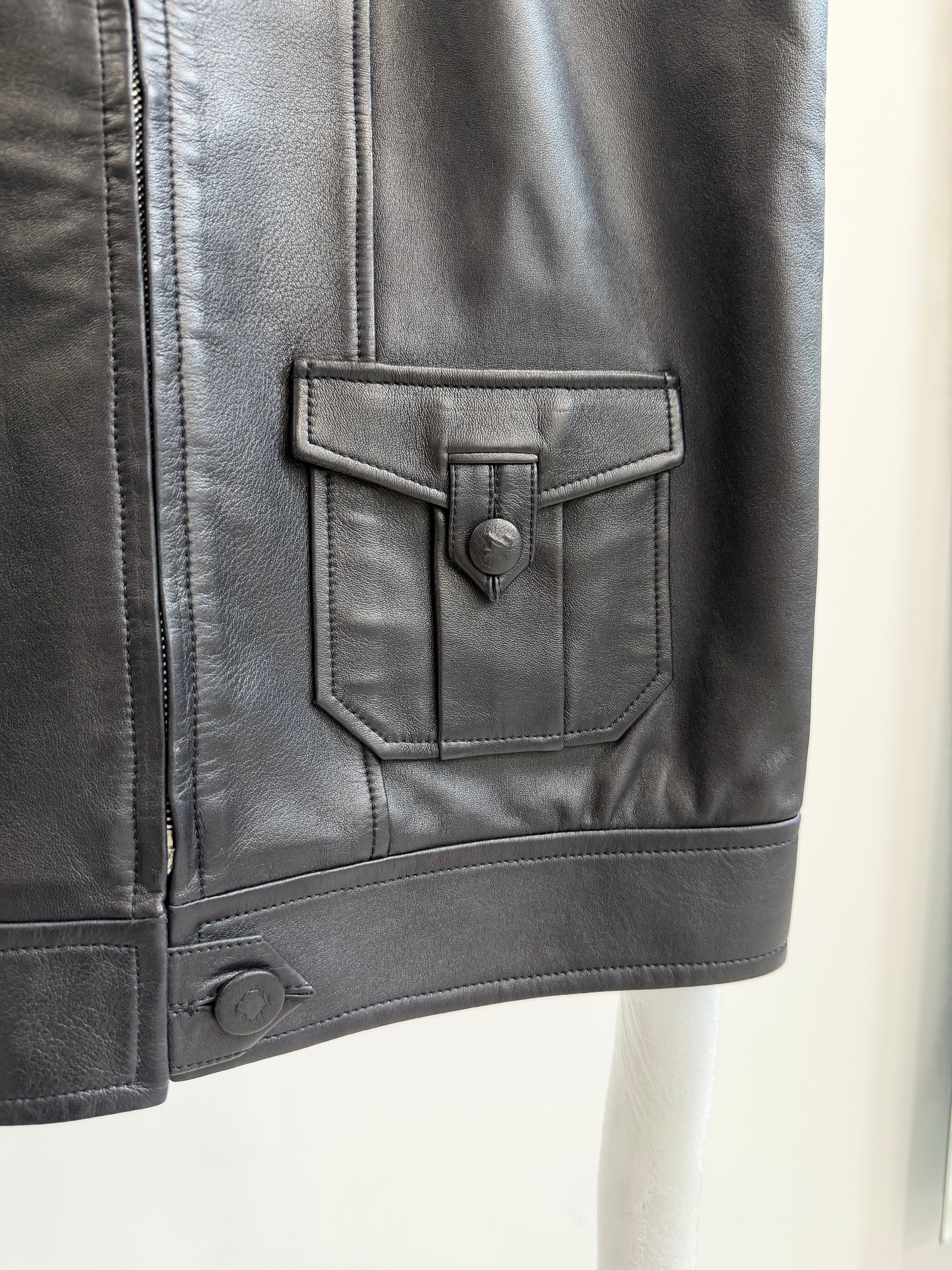2000’s Louis Vuitton by Marc Jacobs Sleeveless Leather Jacket