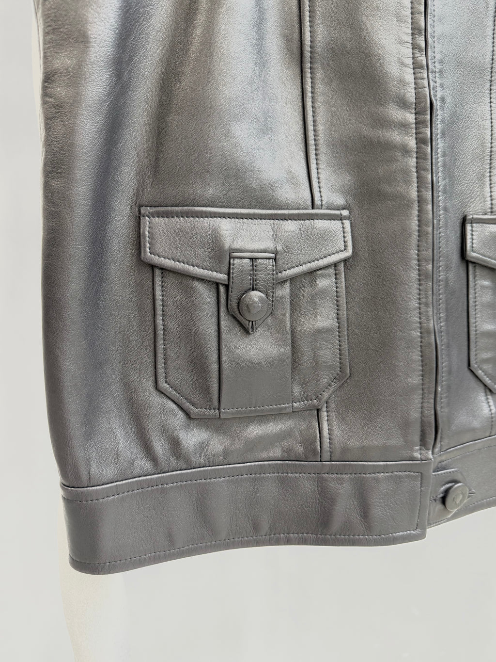 2000’s Louis Vuitton by Marc Jacobs Sleeveless Leather Jacket