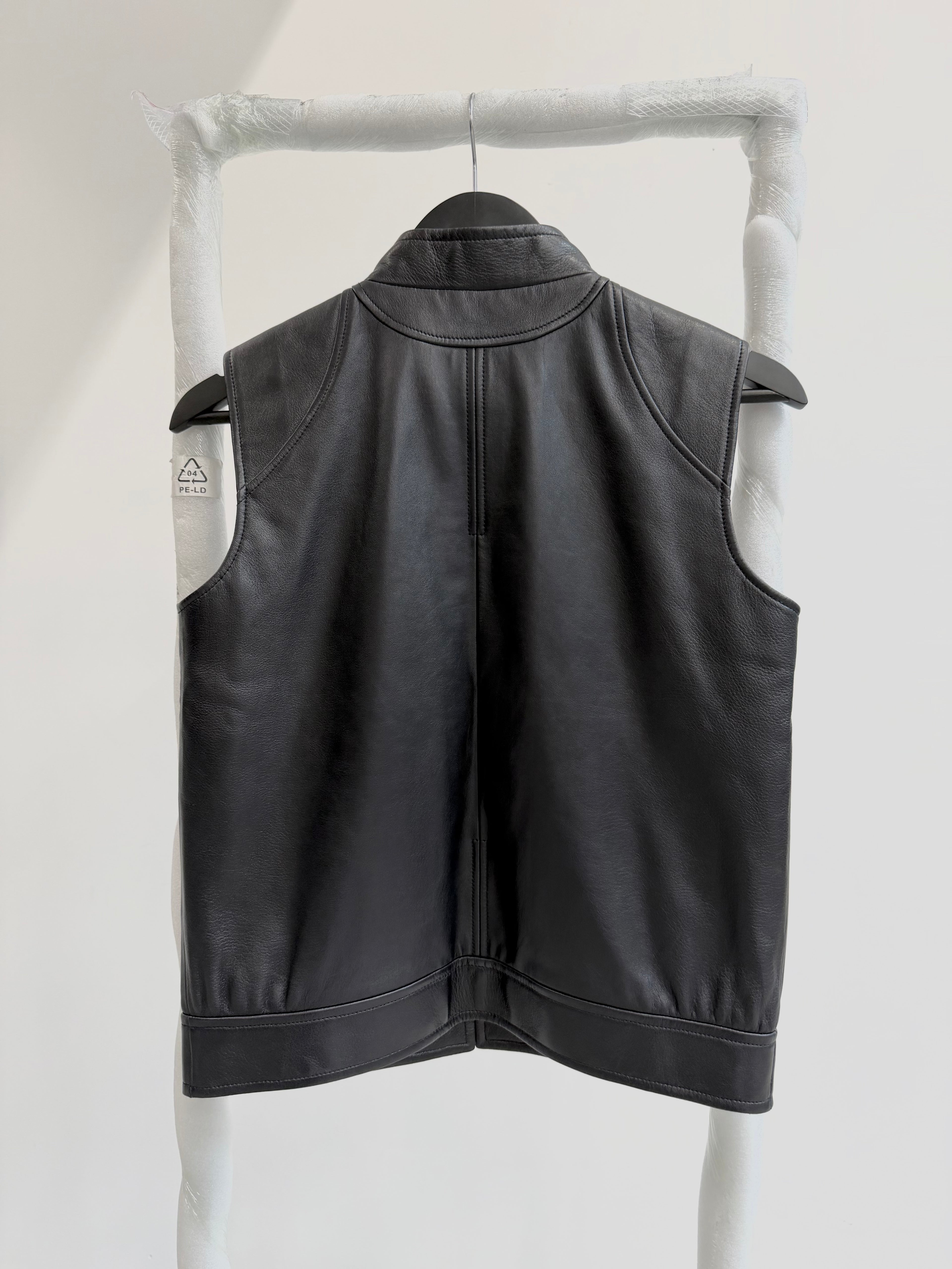 2000’s Louis Vuitton by Marc Jacobs Sleeveless Leather Jacket