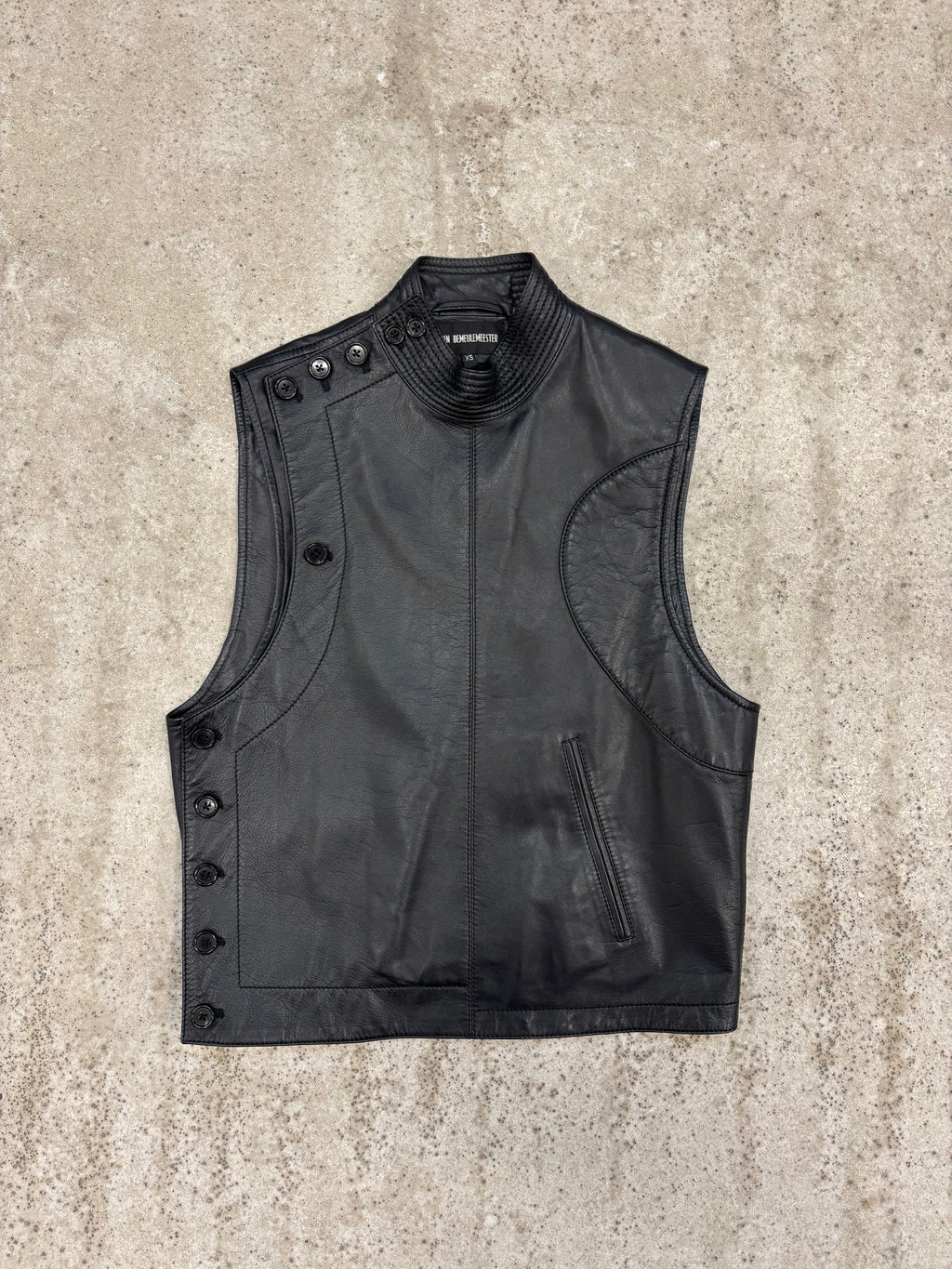 2000's Ann Demeulemeester Lambskin Leather Top
