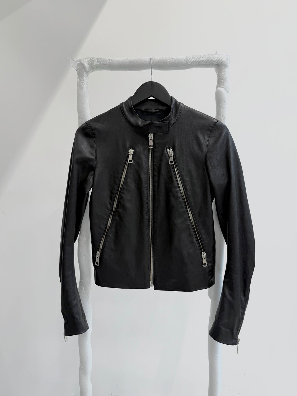 AW2007 Maison Margiela 5-Zip Leather Jacket
