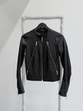 AW2007 Maison Margiela 5-Zip Leather Jacket