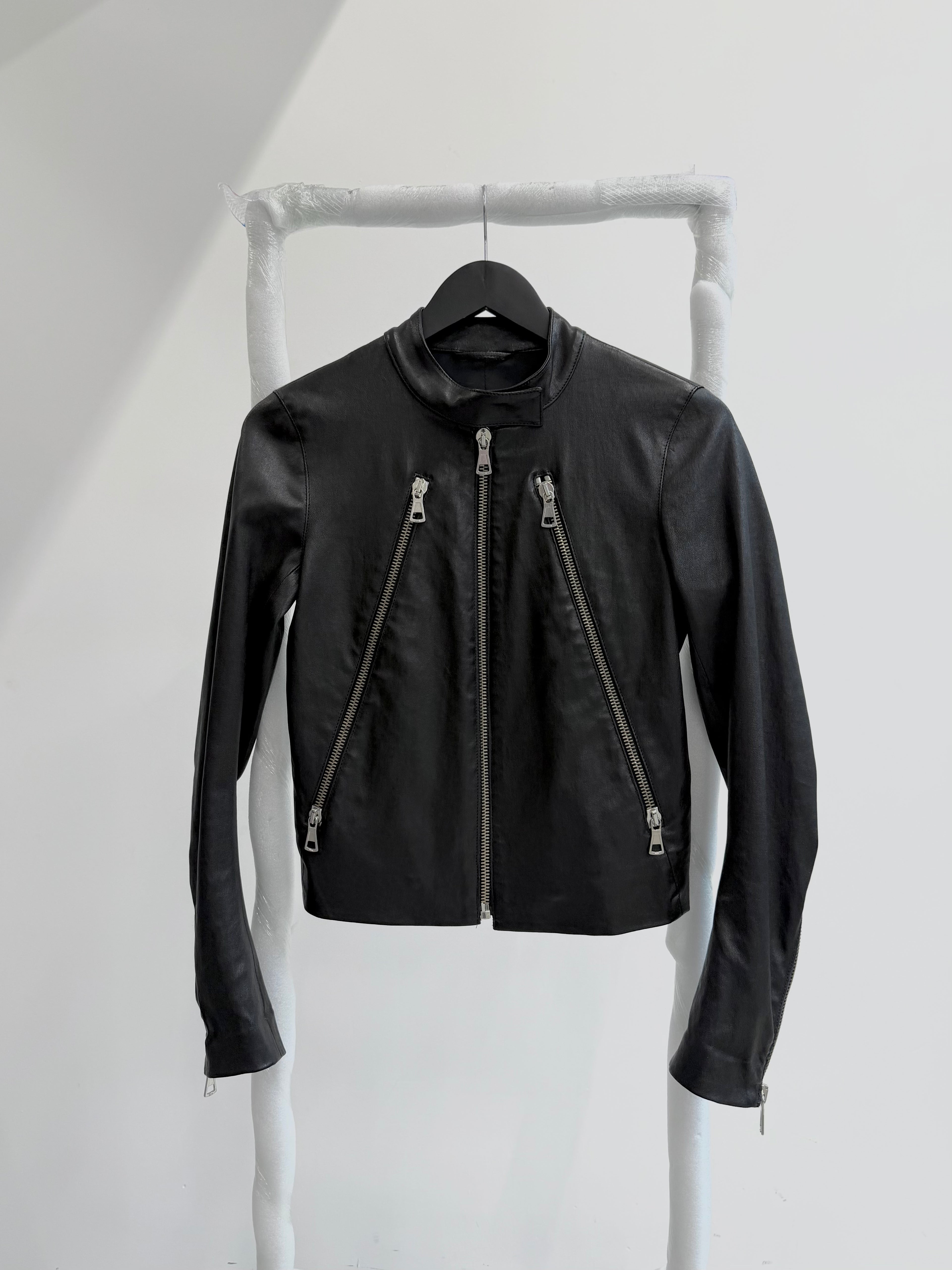 AW2007 Maison Margiela 5-Zip Leather Jacket