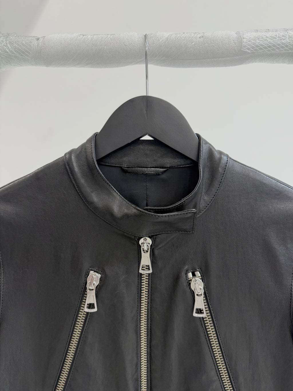 AW2007 Maison Margiela 5-Zip Leather Jacket