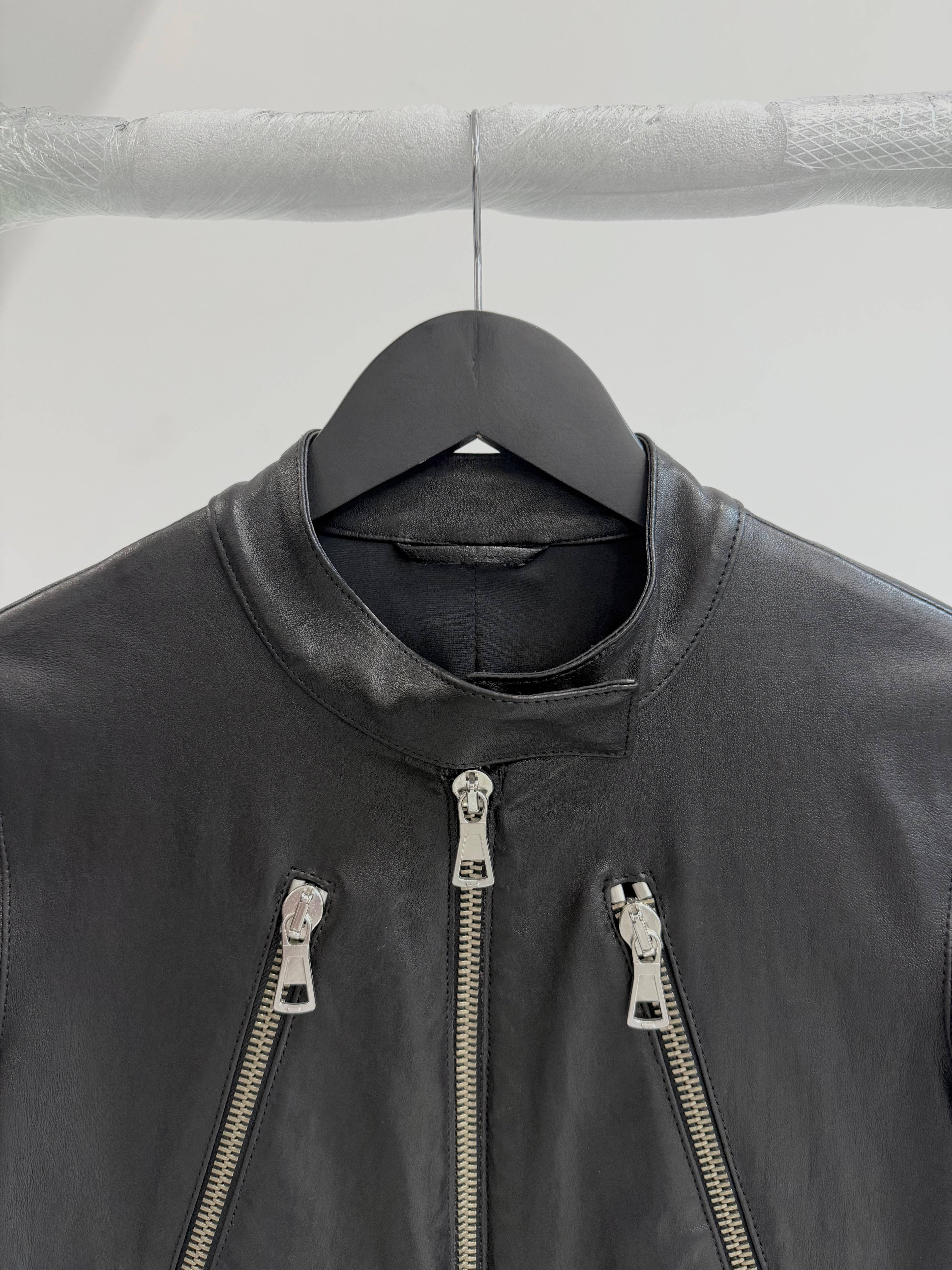 AW2007 Maison Margiela 5-Zip Leather Jacket