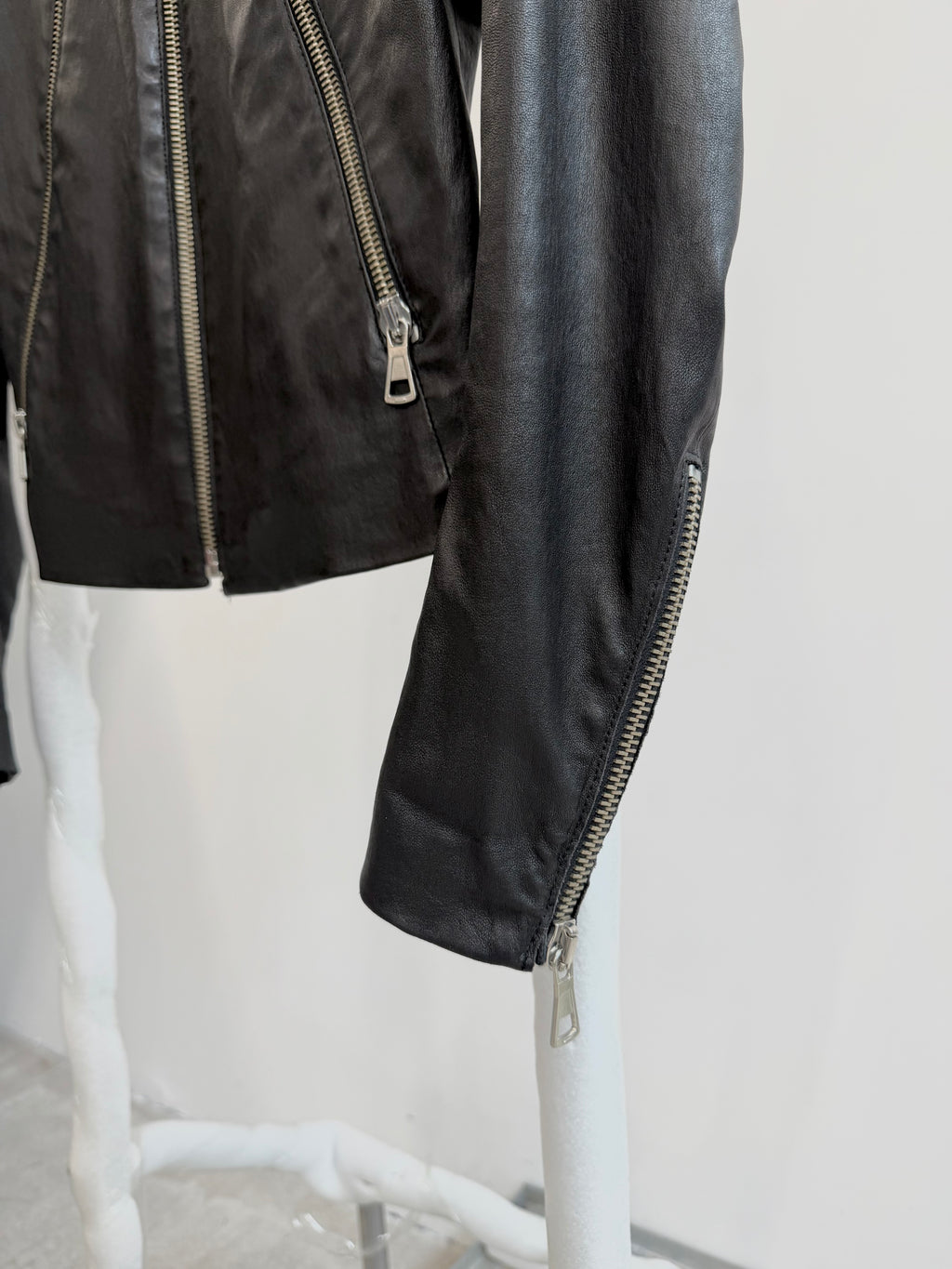 AW2007 Maison Margiela 5-Zip Leather Jacket