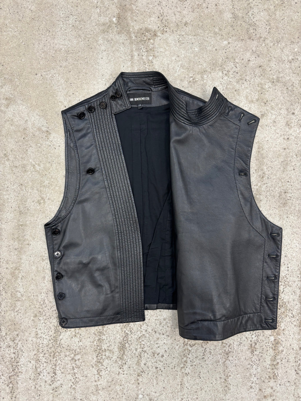 2000's Ann Demeulemeester Lambskin Leather Top