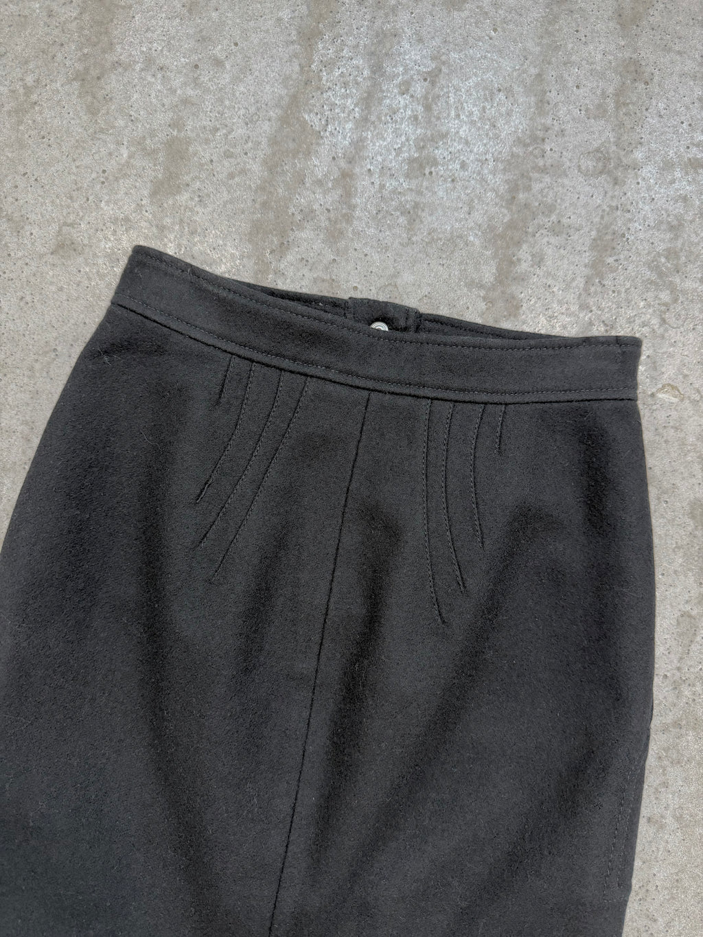 2003 Balenciaga by Nicolas Ghesquière Wool Skirt