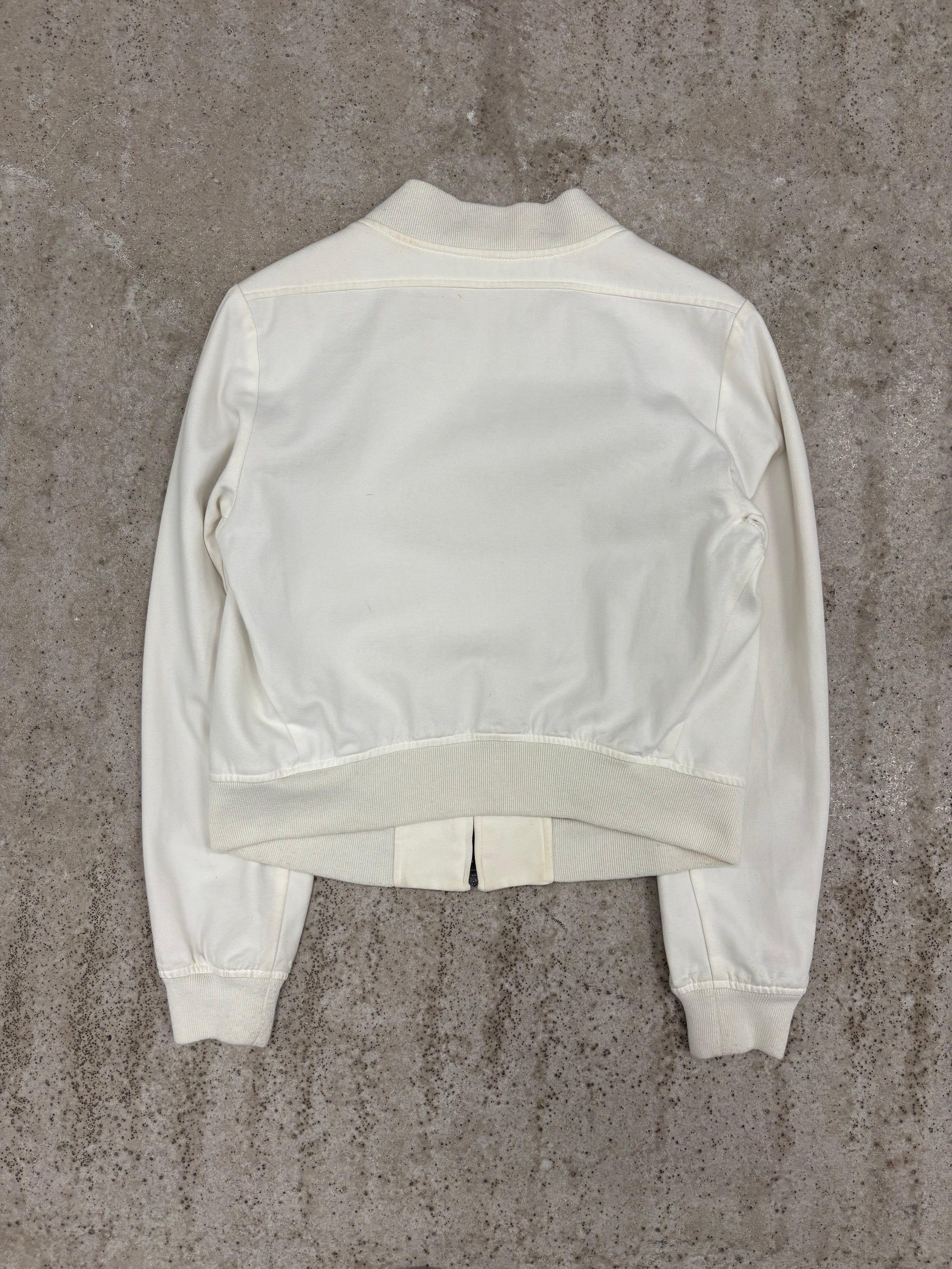 SS2004 Martin Margiela White Canvas Bomber Jacket
