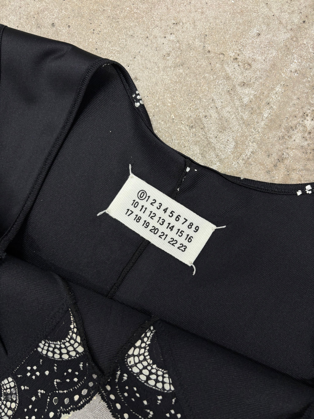 SS2003 Martin Margiela Artisanal Aluminium Foil Black Dress