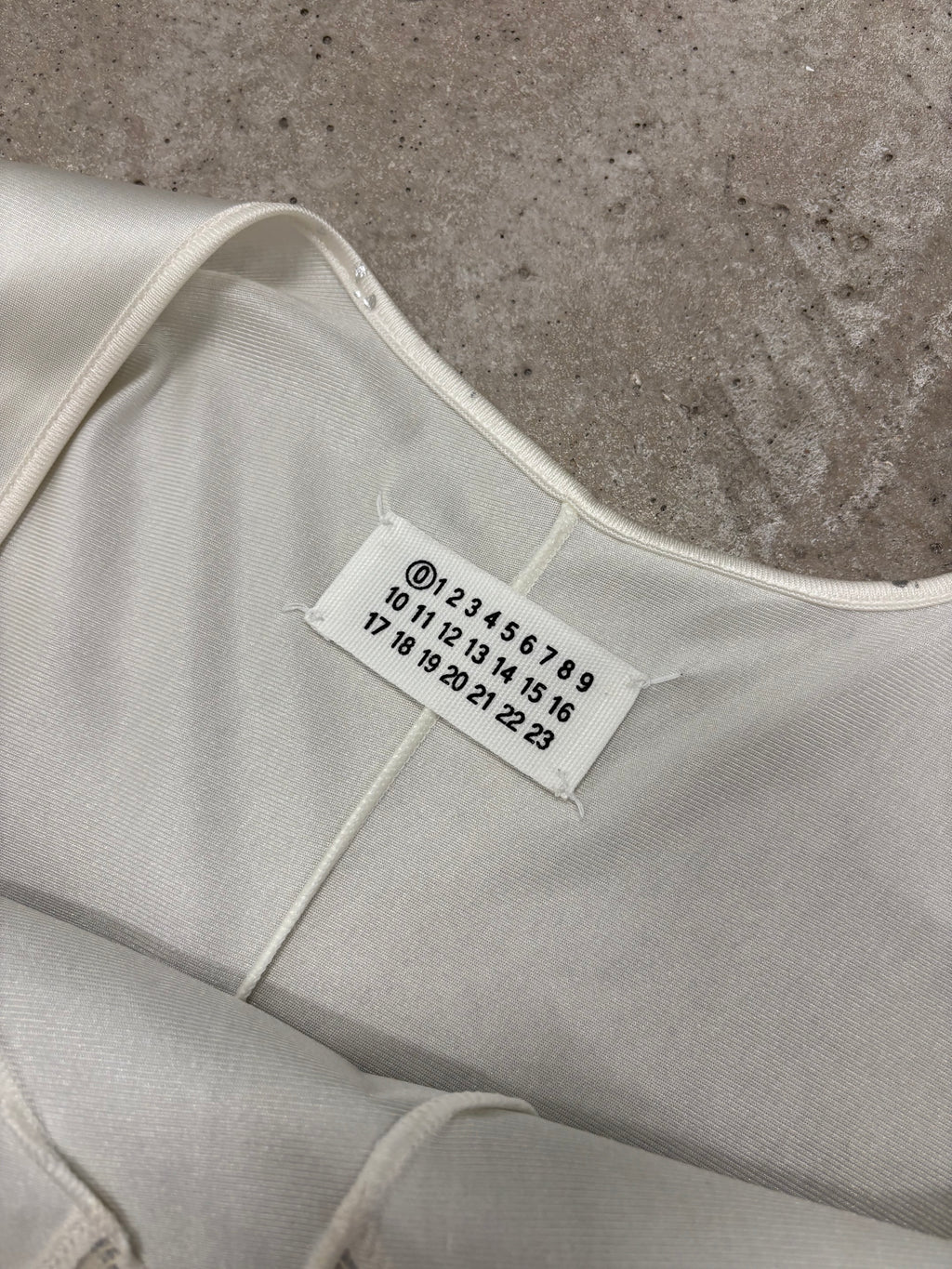 SS2003 Martin Margiela Artisanal Aluminium Foil White Dress