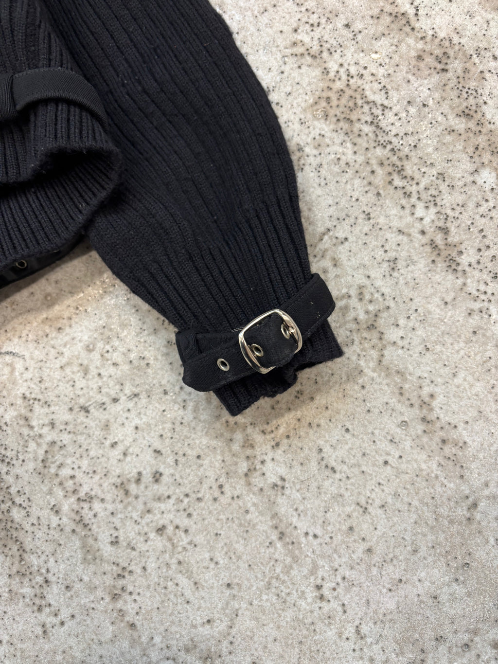 FW2000 Alexander McQueen High Neck Belted Wool Blouson