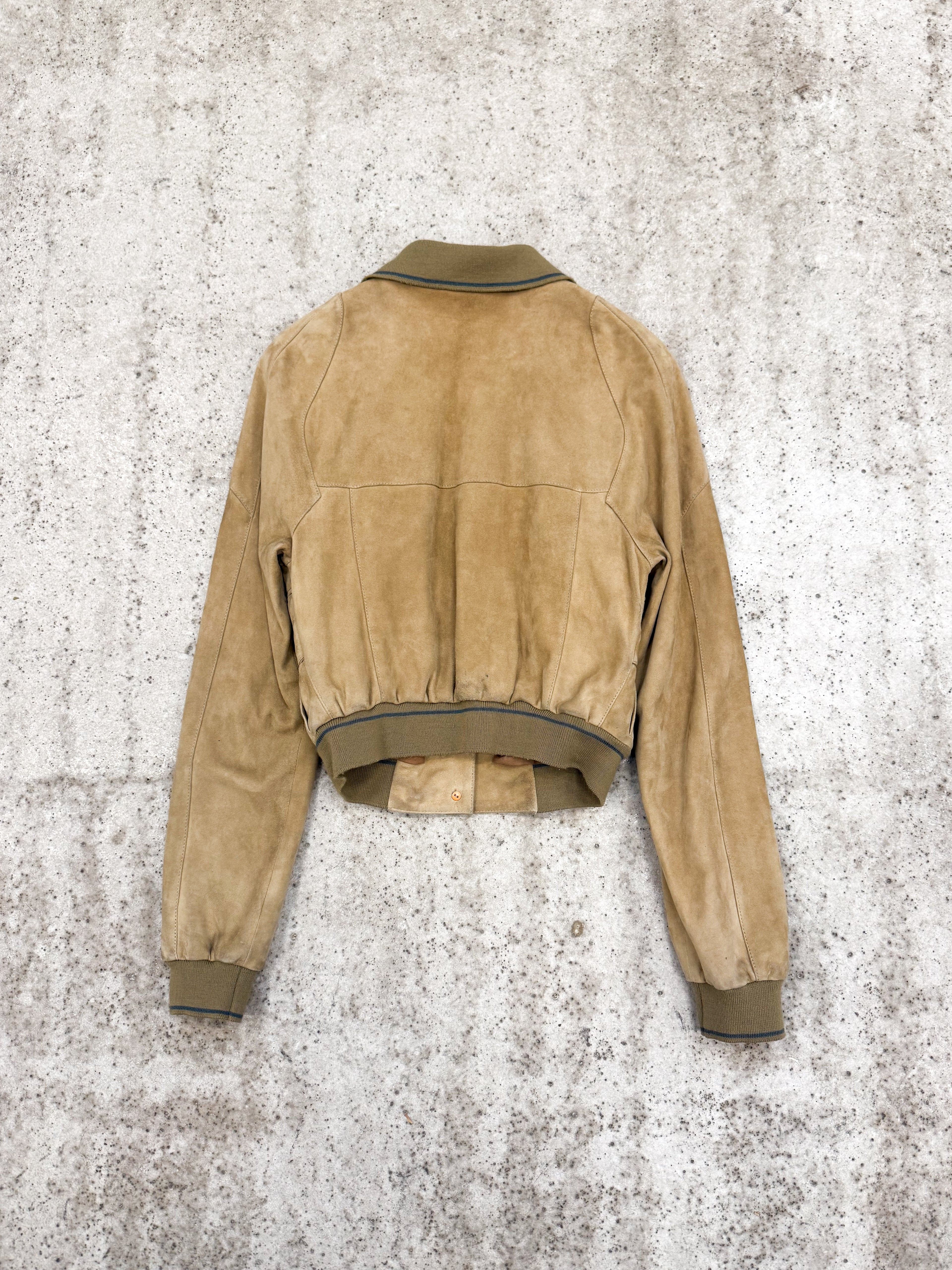 SS2004 Hussein Chalayan 'Temporal Meditations' Layered Suede Jacket