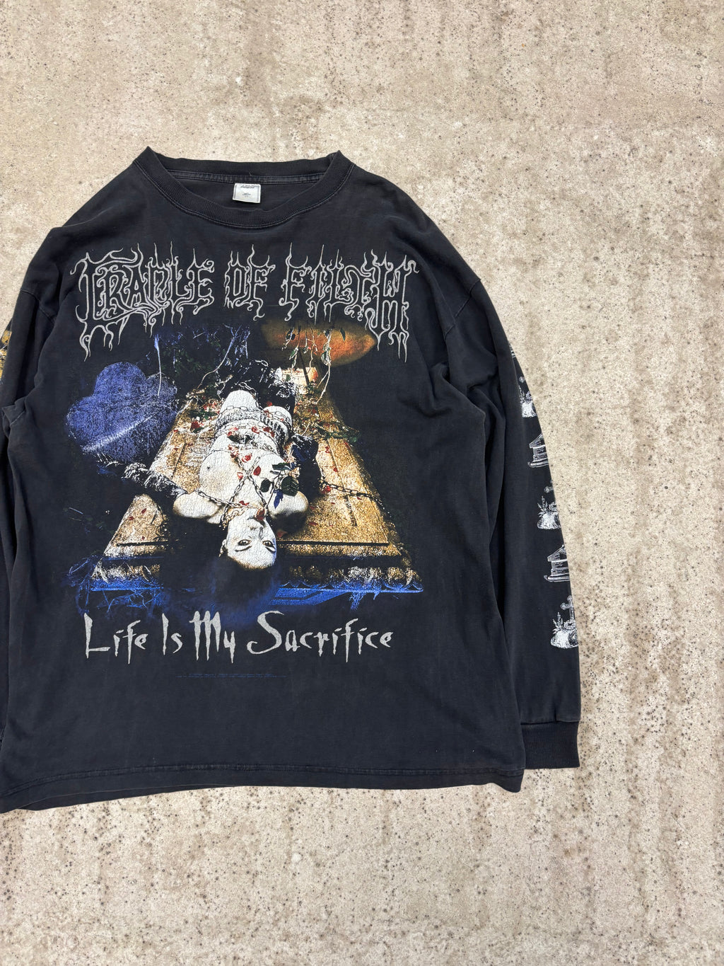 1999 Cradle of Filth 'Life Is My Sacrifice' Longsleeve Shirt
