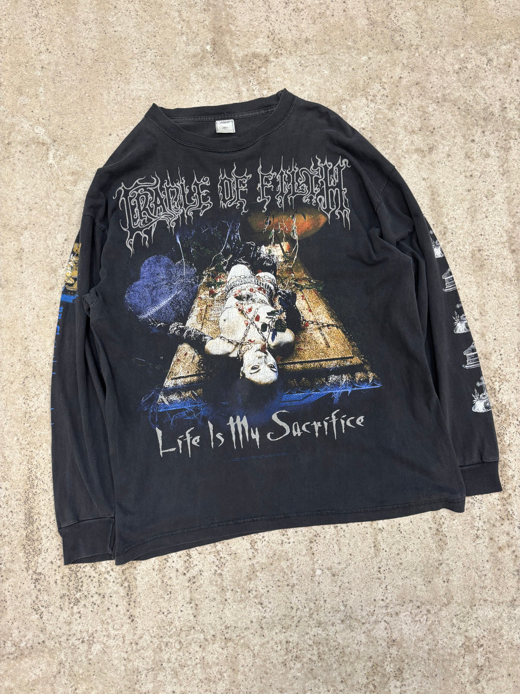 1999 Cradle of Filth 'Life Is My Sacrifice' Longsleeve Shirt