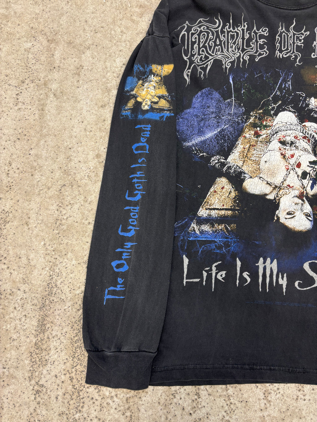 1999 Cradle of Filth 'Life Is My Sacrifice' Longsleeve Shirt