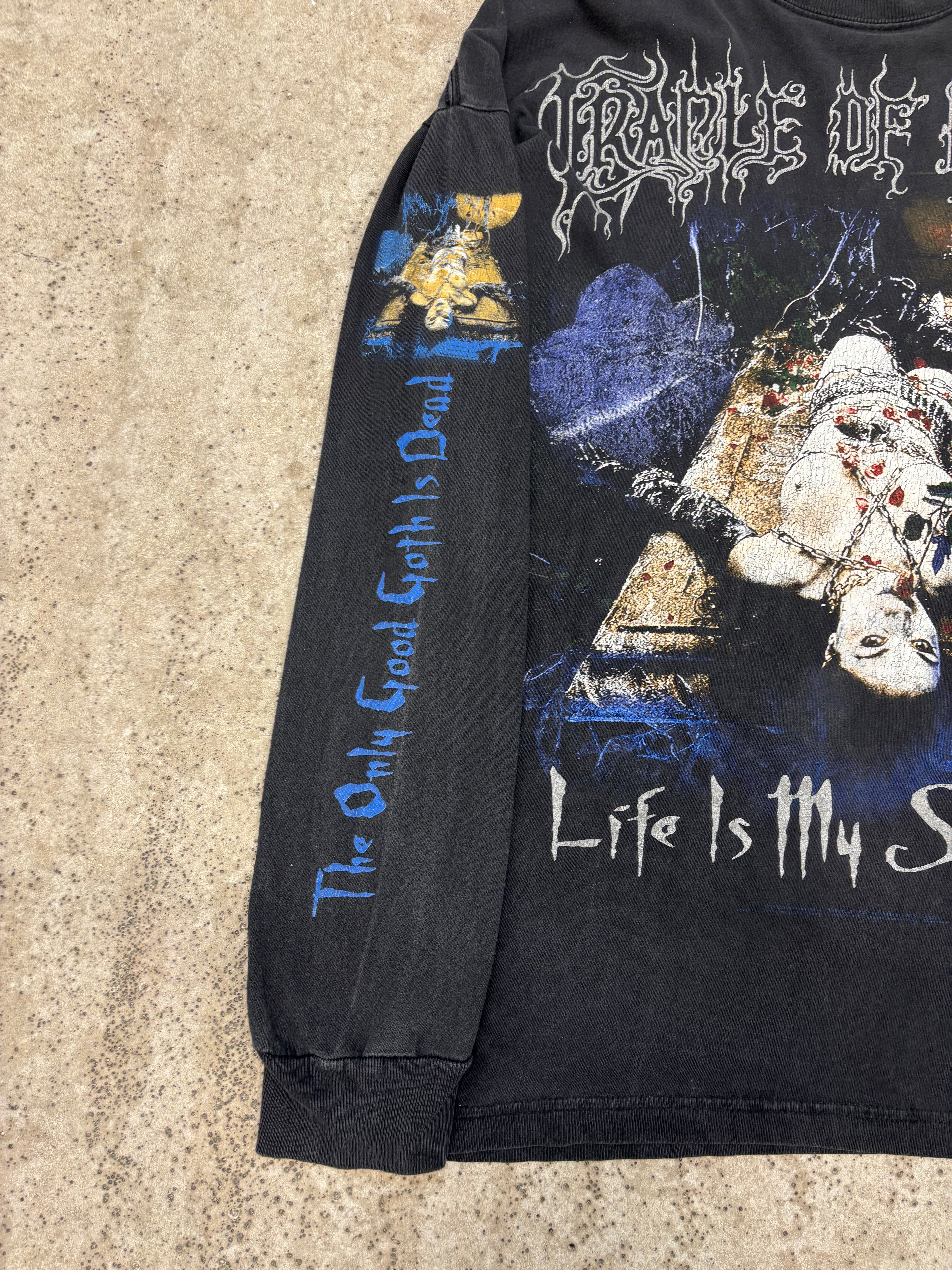 1999 Cradle of Filth 'Life Is My Sacrifice' Longsleeve Shirt
