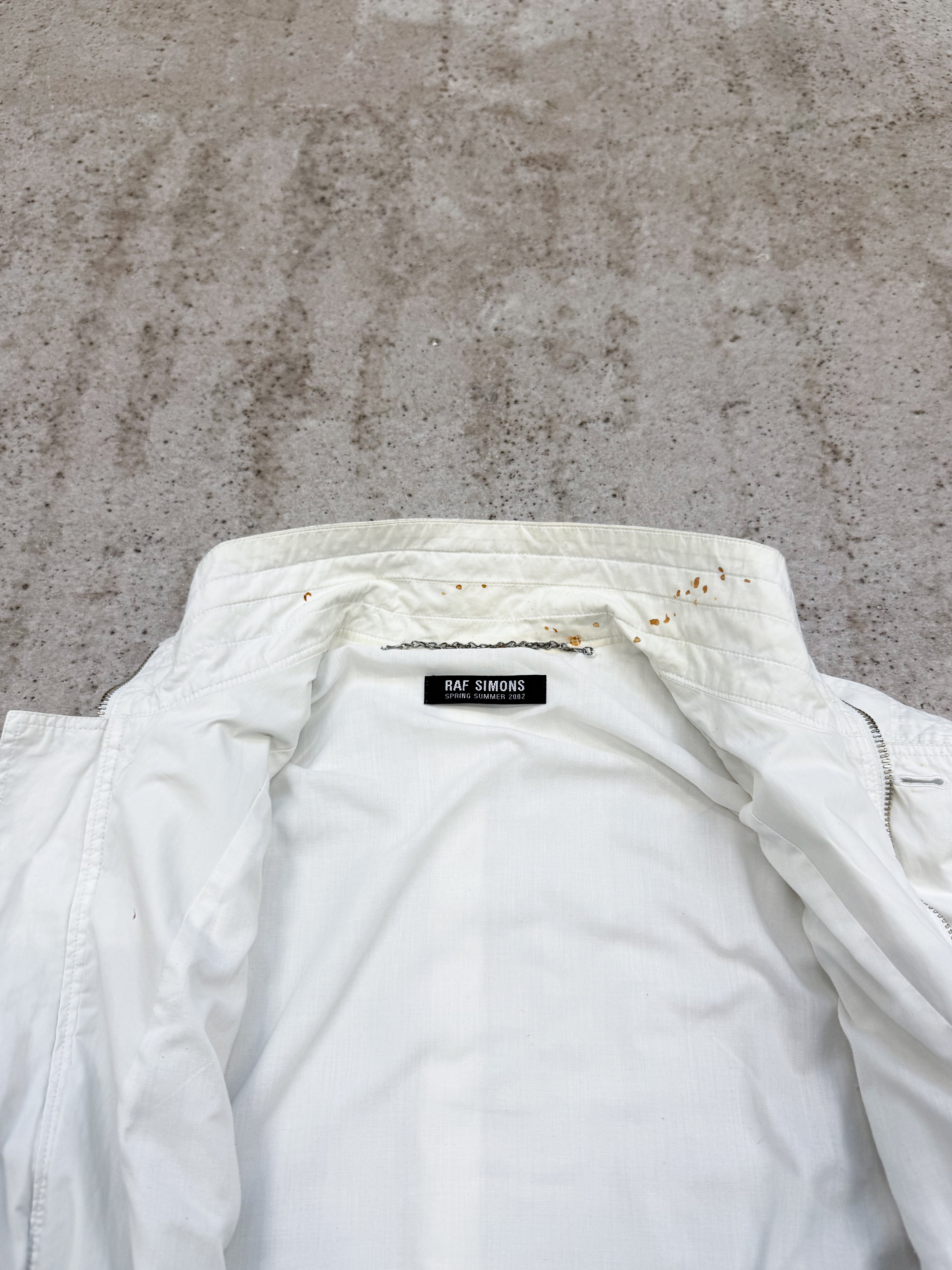 SS2002 Raf Simons Lightweight Jacket With Faux-Layered Sleeves