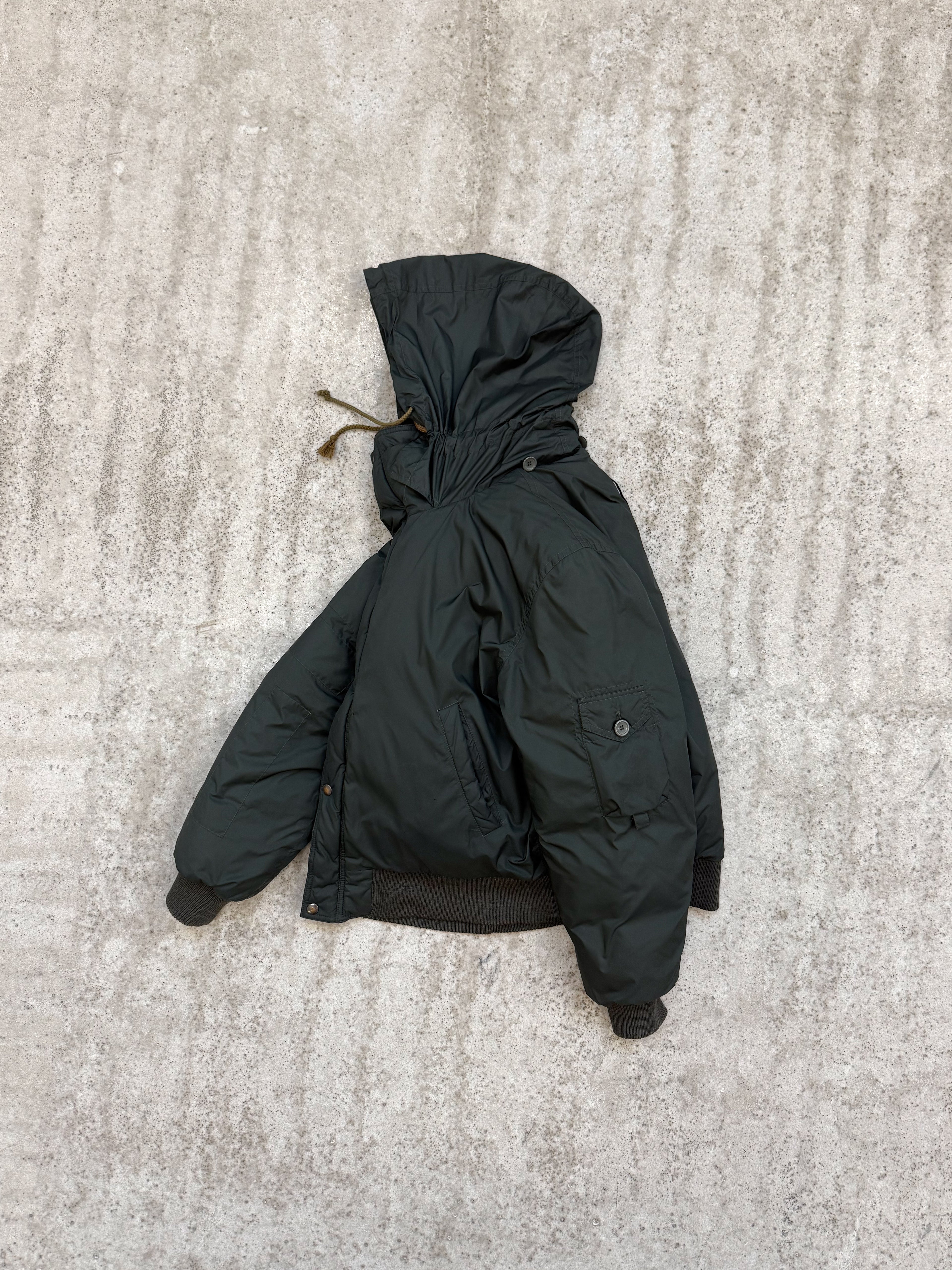 AW2005-2006 Raf Simons 'History Of My World' Packable Hood Goose-Down Bomber