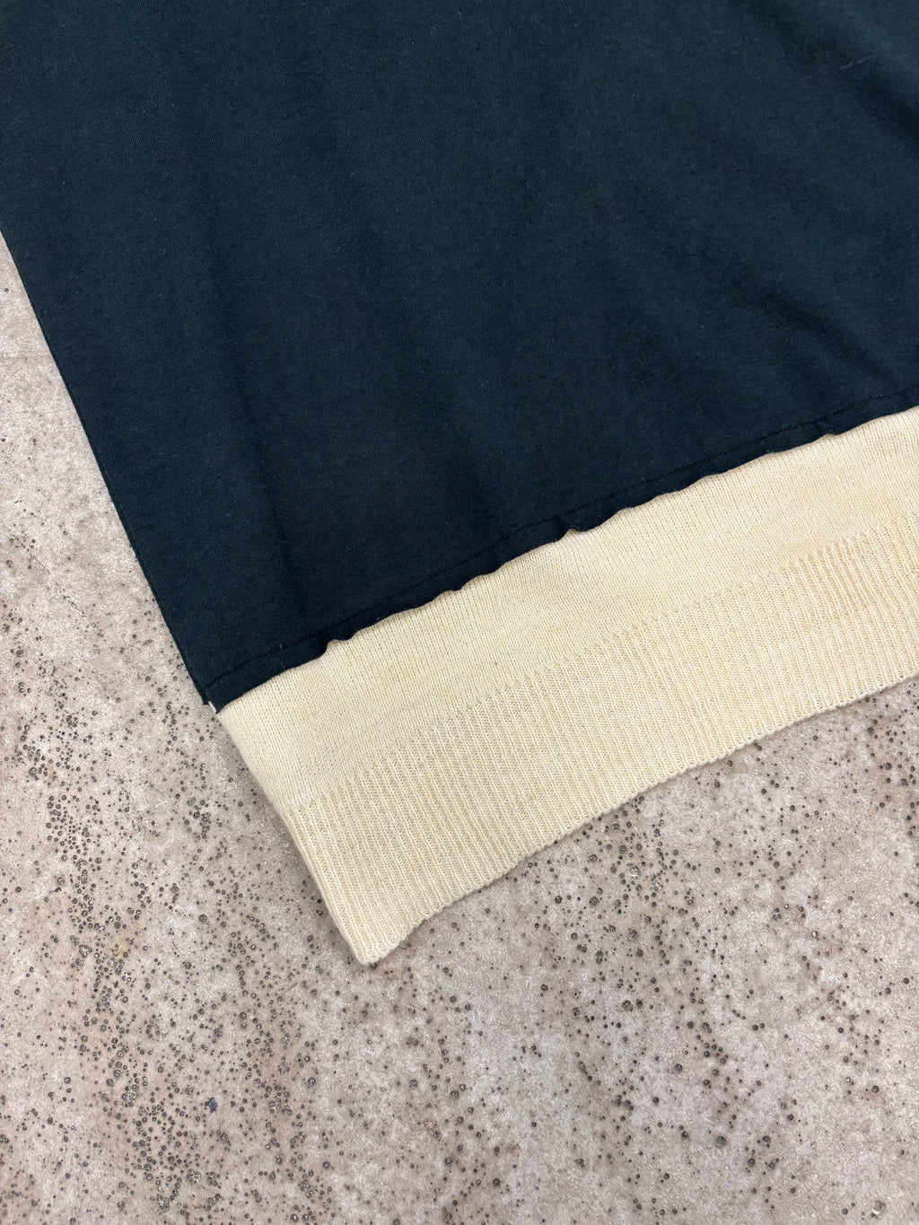 SS2005 Martin Margiela Artisanal Hybrid Tanktop With Leather And Wool Inserts