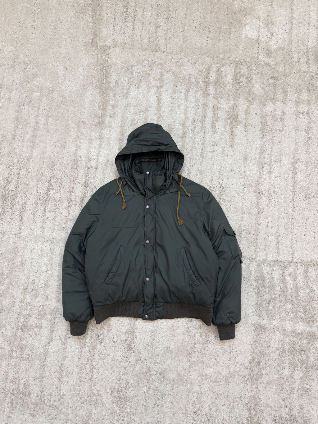 AW2005-2006 Raf Simons 'History Of My World' Packable Hood Goose-Down Bomber