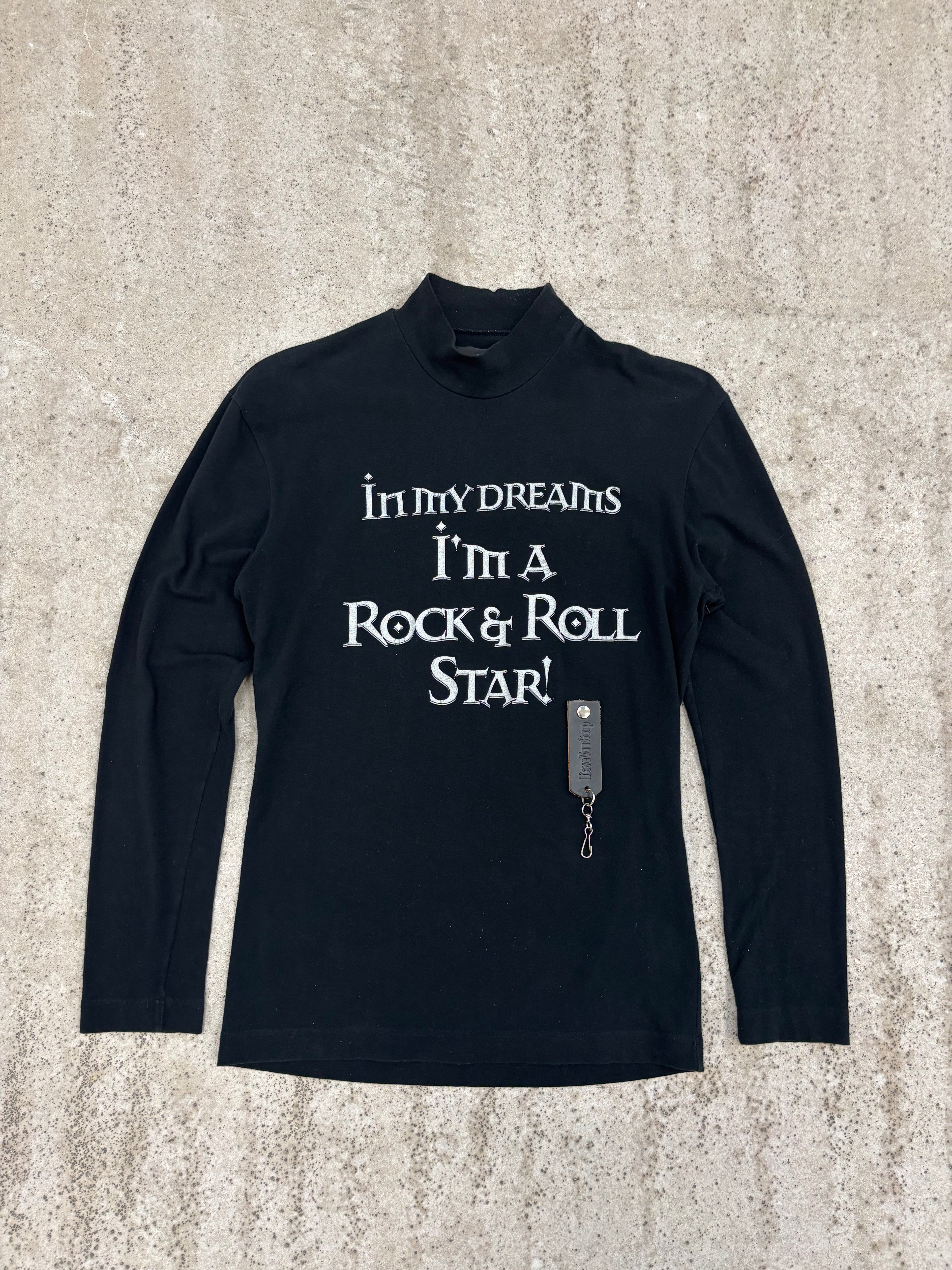 AW2000 Lieve Van Gorp 'Rock N Roll Star' High-Neck With Removable Leather Tag