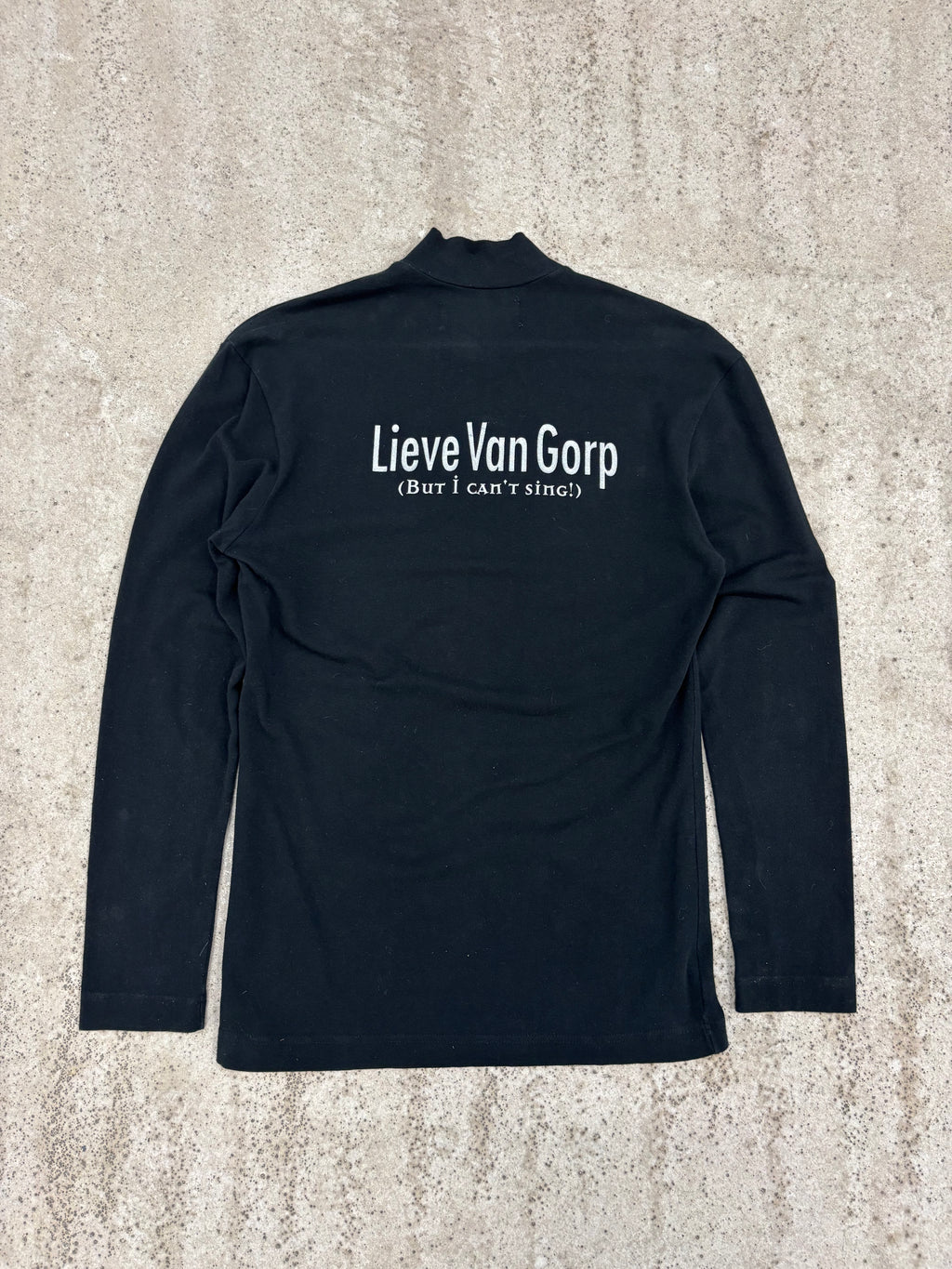 AW2000 Lieve Van Gorp 'Rock N Roll Star' High-Neck With Removable Leather Tag
