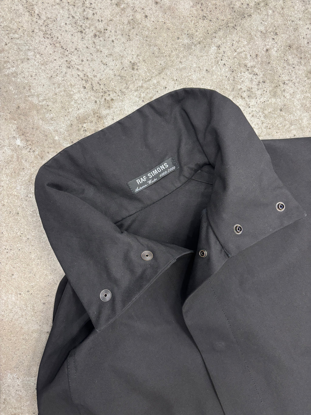 AW 1999-2000 Raf Simons Short Canvas Cape