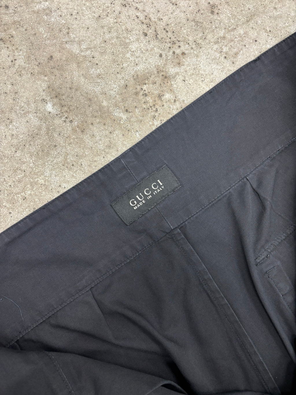 00's Gucci by Tom Ford Wide-Leg Pleated Cargo Pants With Double Cinch Waist