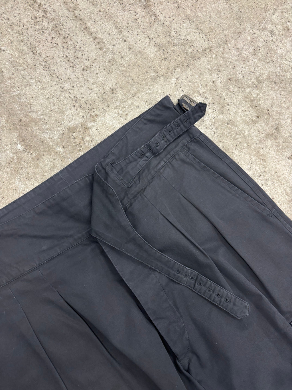 00's Gucci by Tom Ford Wide-Leg Pleated Cargo Pants With Double Cinch Waist